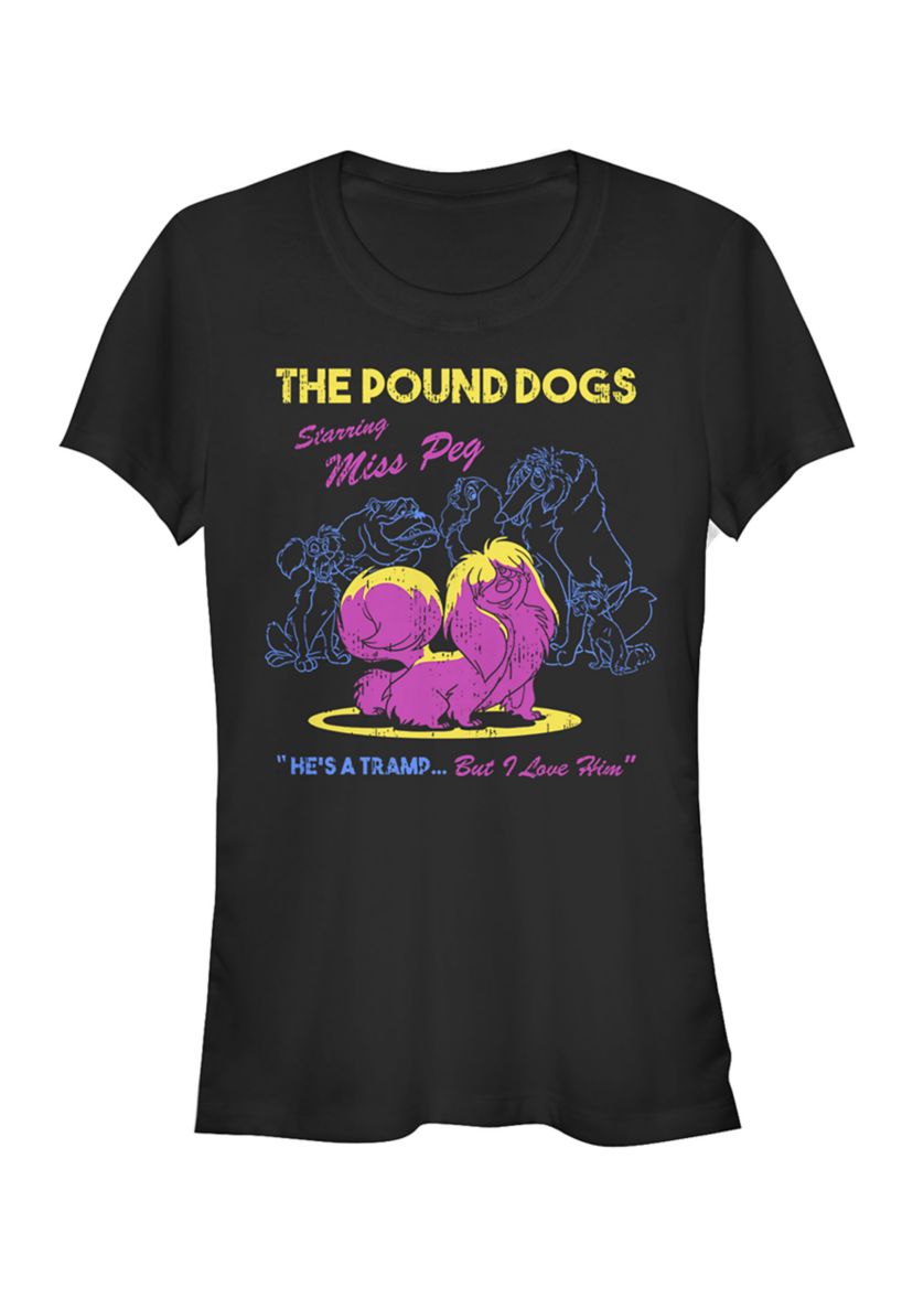 Juniors Licensed Disney Miss Peg T-Shirt