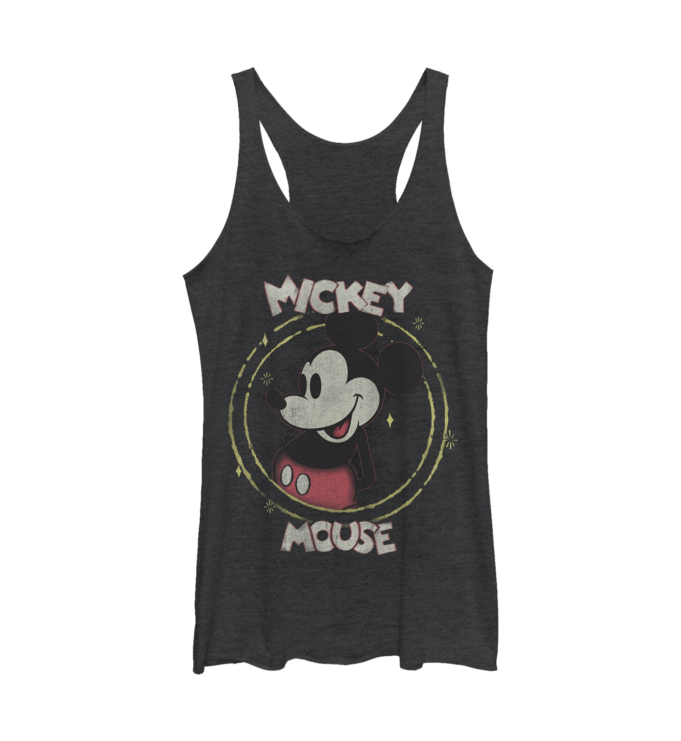 Juniors Licensed Disney Happy Mickey Tank Top
