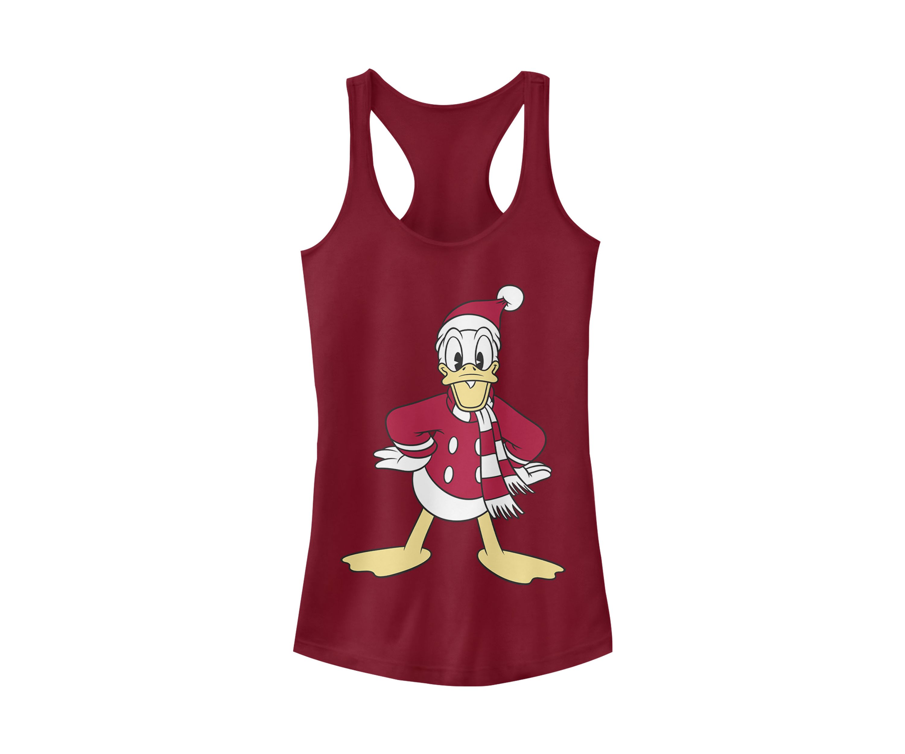 Juniors Licensed Disney Donald Hat Tank Top
