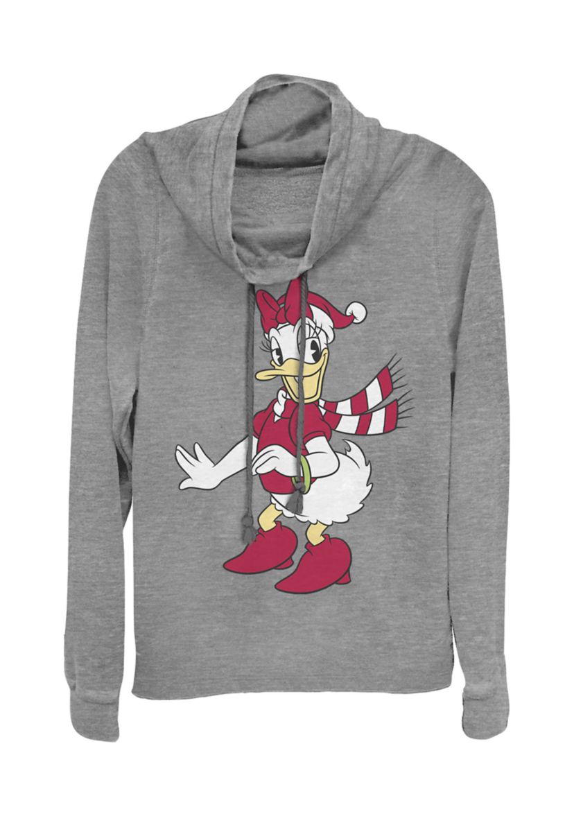 Juniors Licensed Disney Daisy Hat Pullover Top
