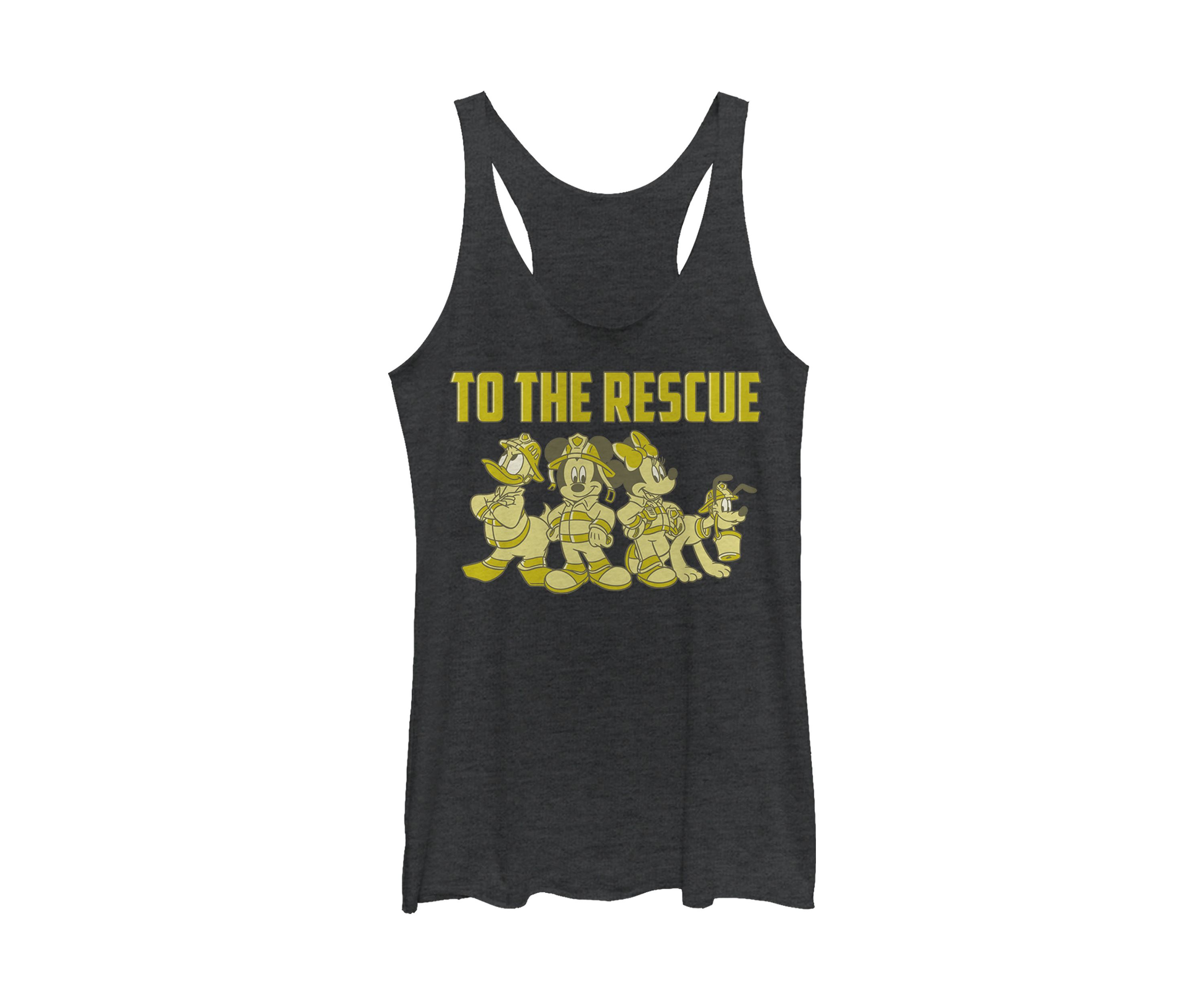 Juniors Licensed Disney Thanks Firefighters Tank Top