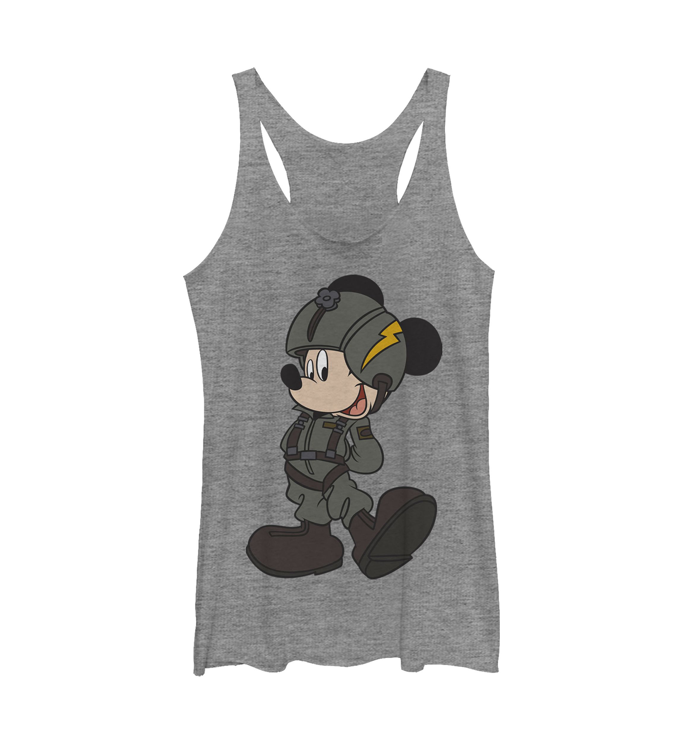 Juniors Licensed Disney Mickey Jet Pilot Tank Top