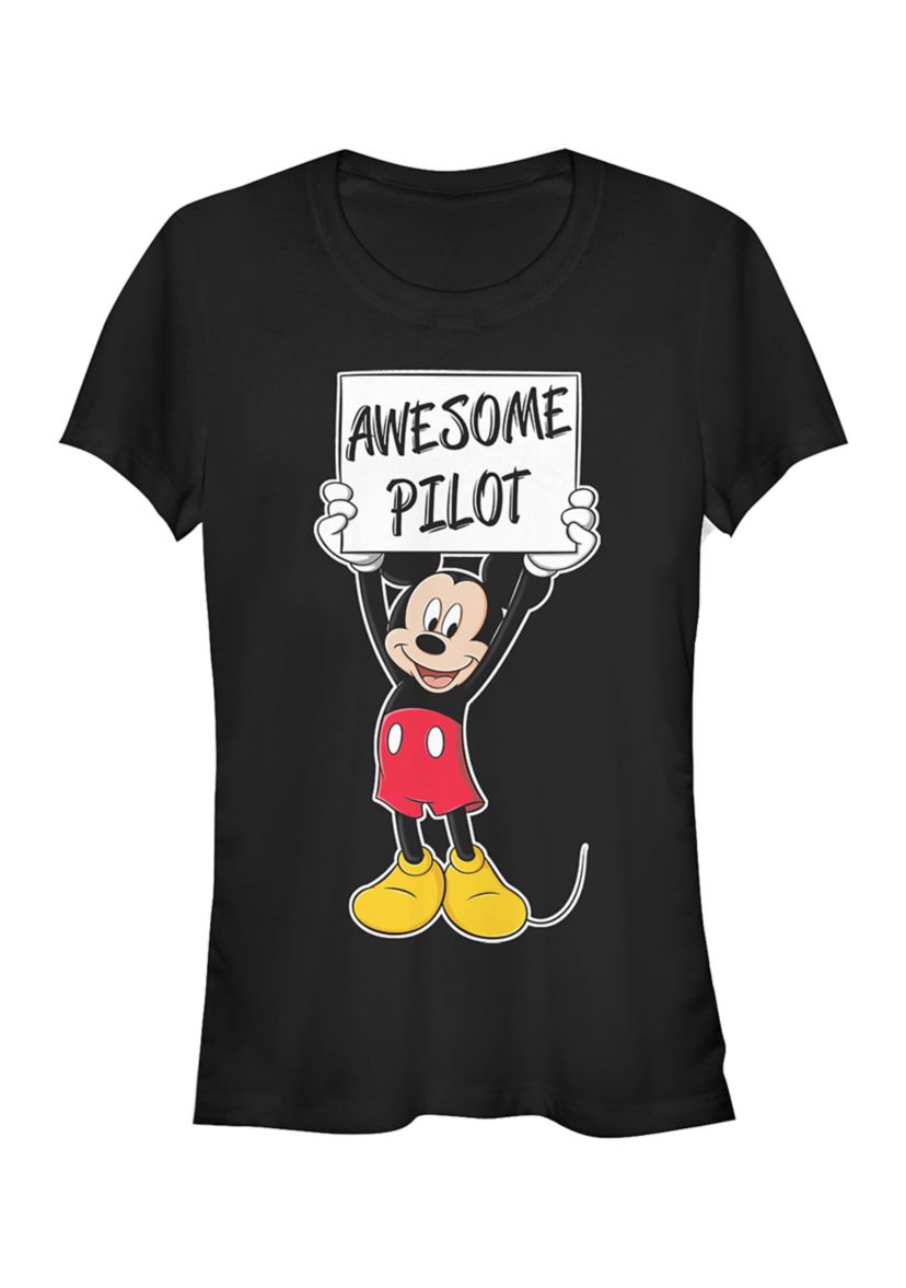 Juniors Officially Licensed Disney Mickey Classic T-Shirt