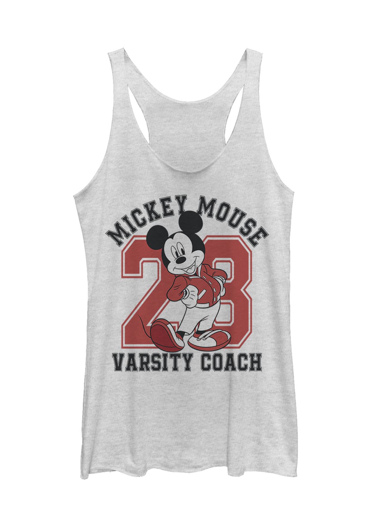 Juniors Licensed Disney Varsity Mouse Tank Top