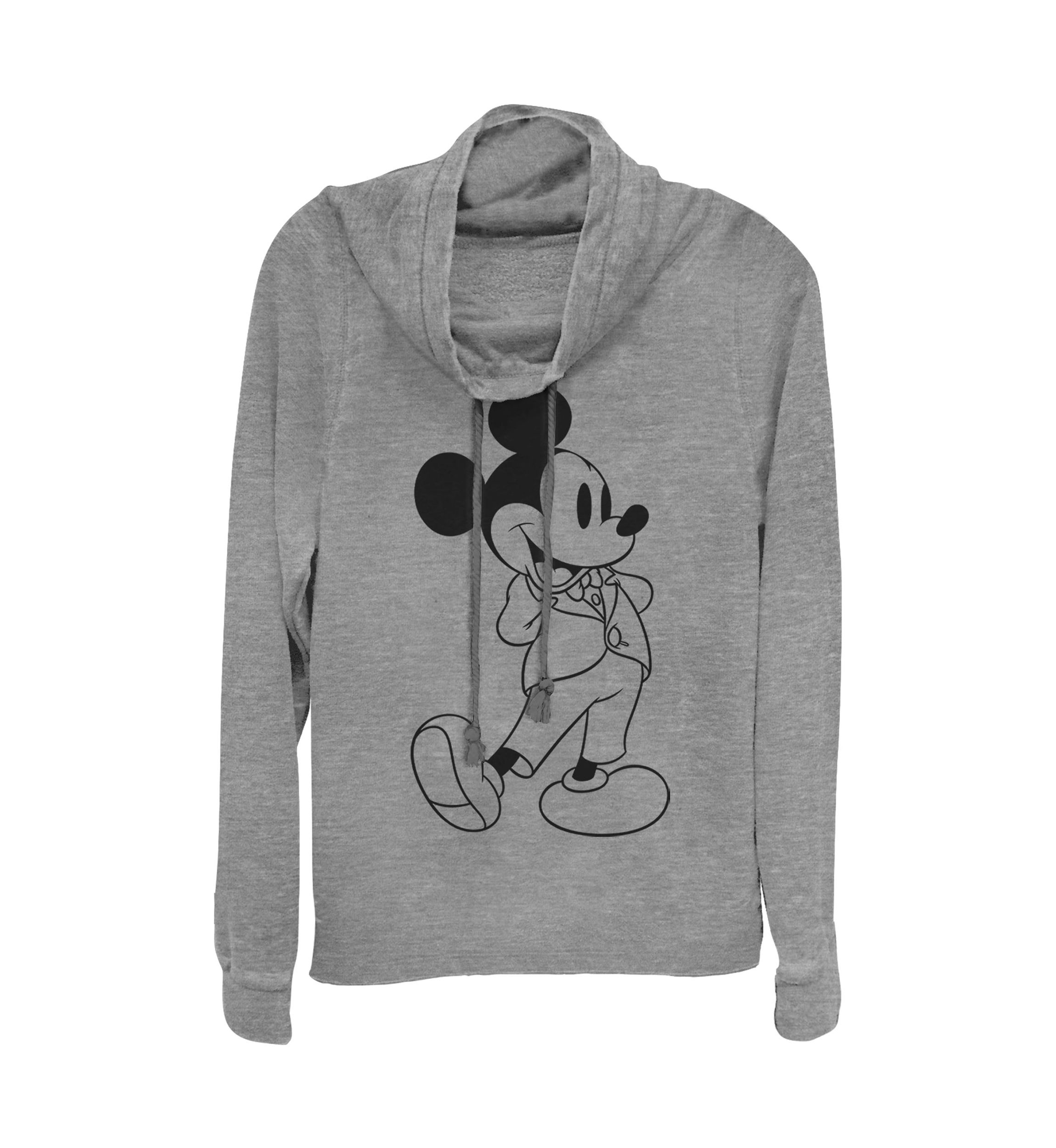 Juniors Licensed Disney Formal Mickey Pullover Top