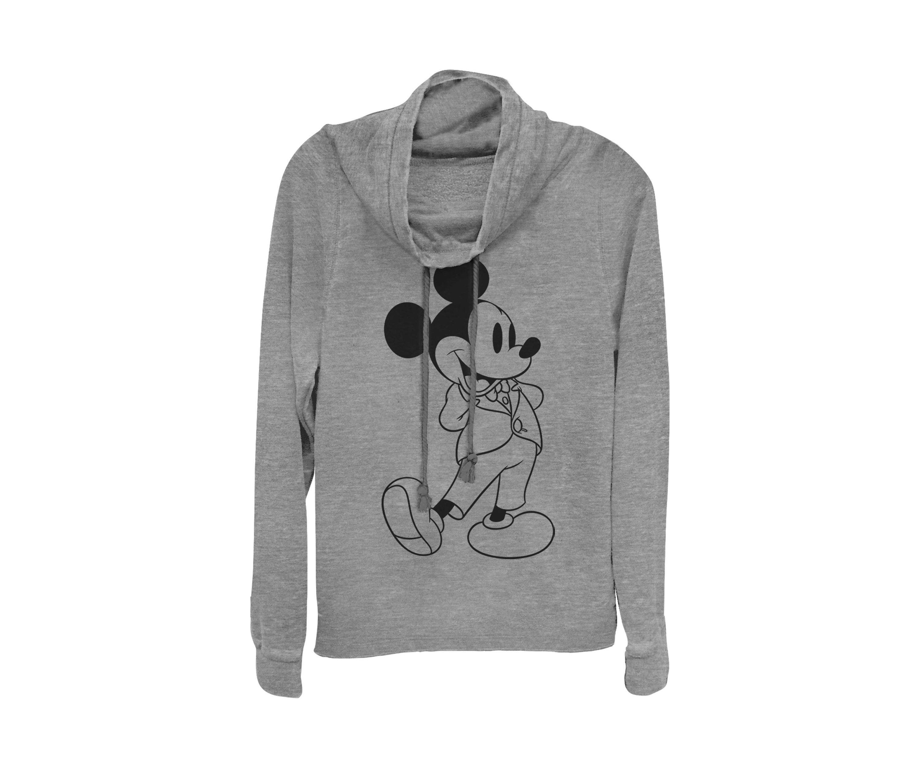 Juniors Licensed Disney Formal Mickey Pullover Top