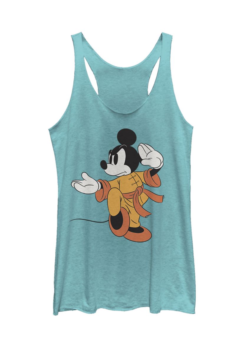 Juniors Licensed Disney Kung Fu Mickey Tank Top