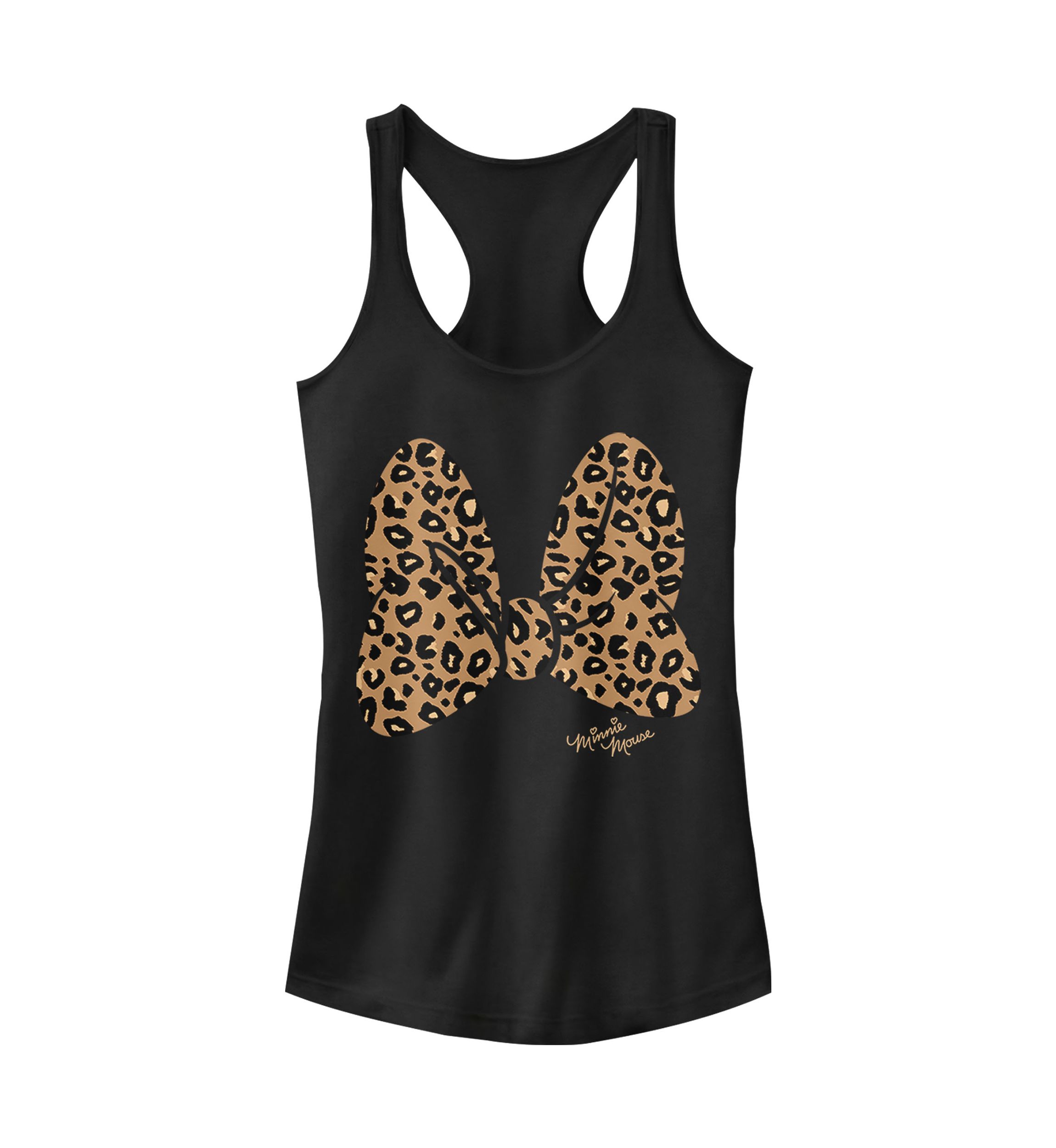 Juniors Licensed Disney Animal Print Bow Tank Top