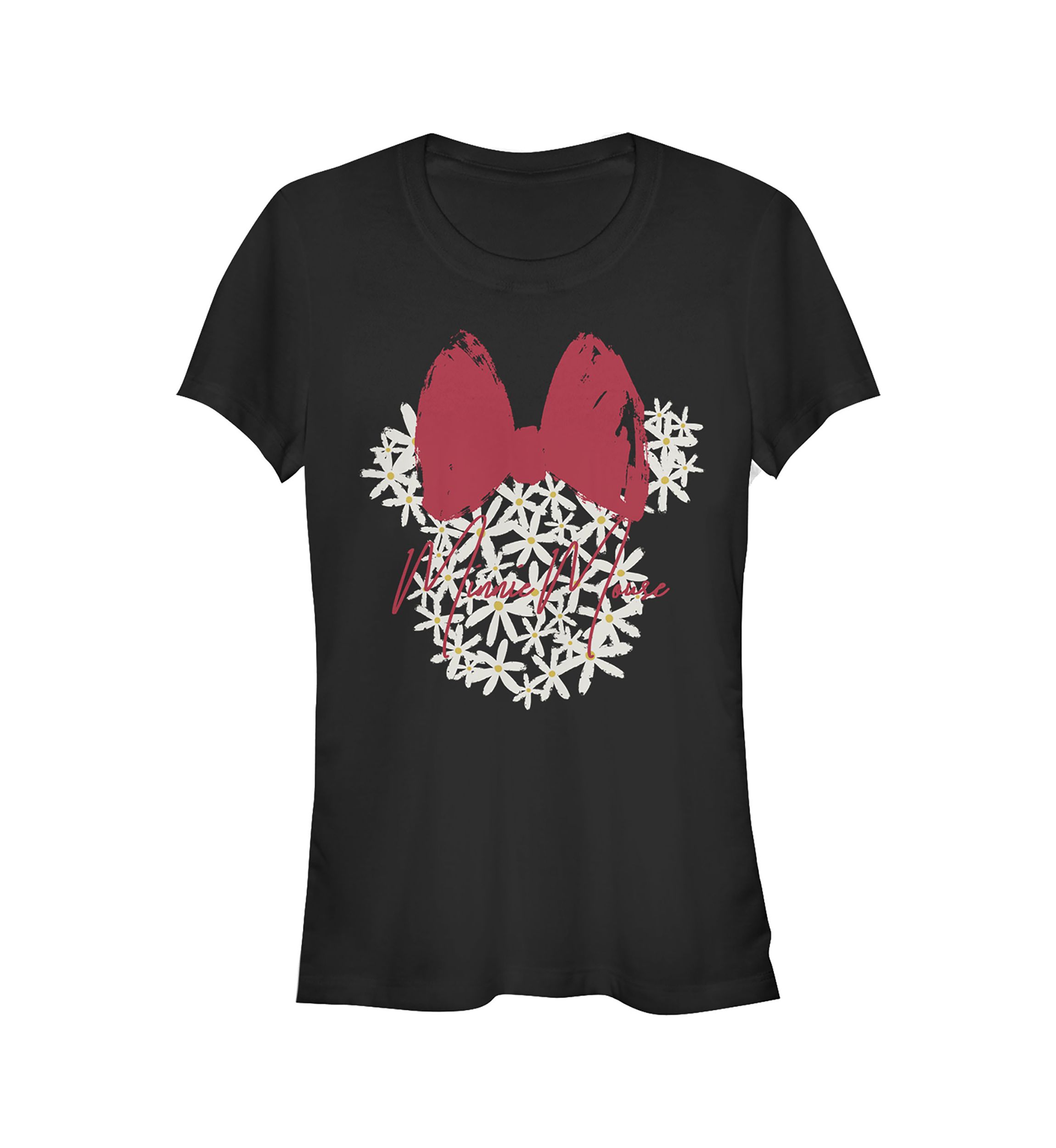 Juniors Licensed Disney Floral Minnie T-Shirt