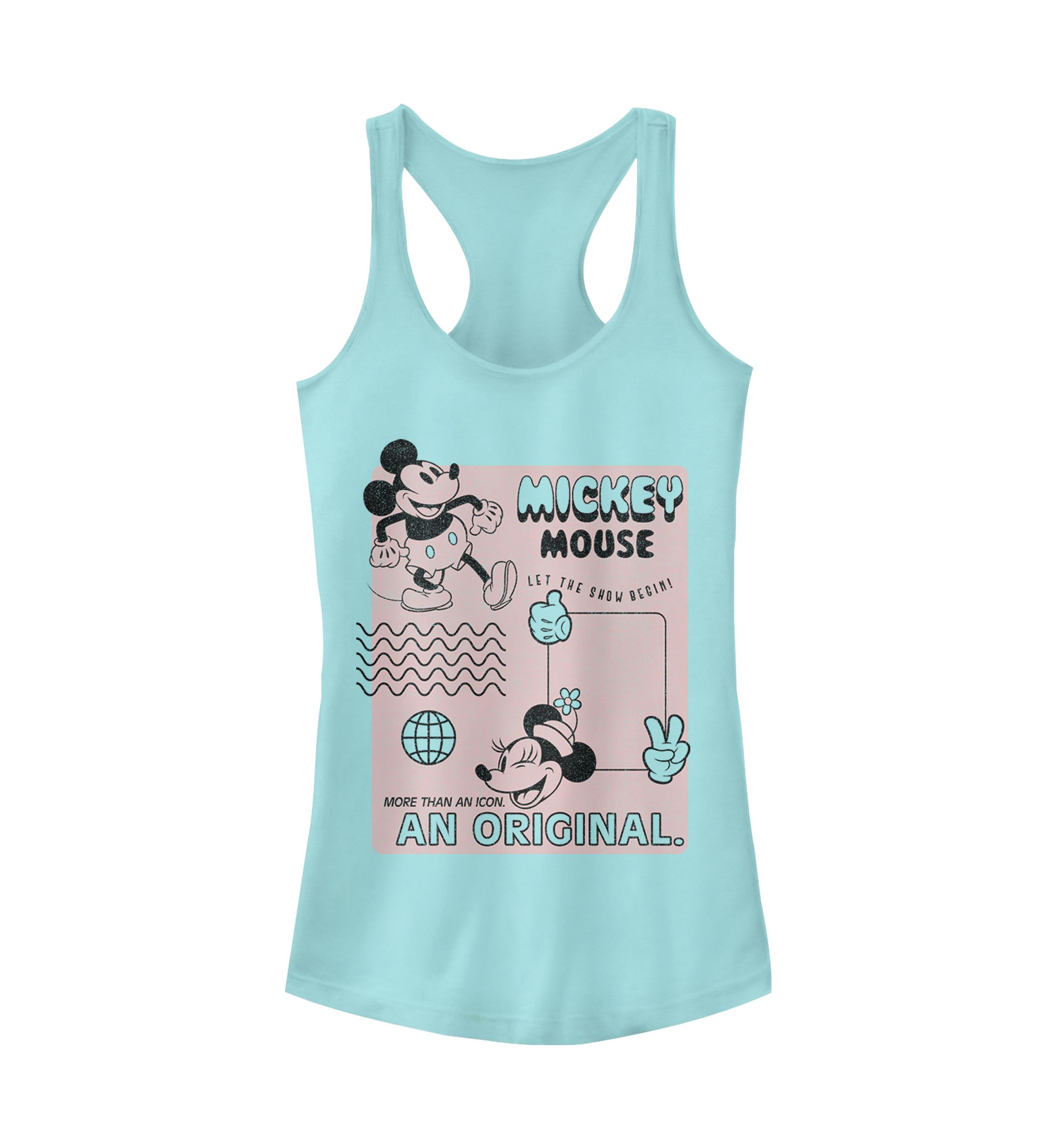 Juniors Licensed Disney Orginal Mickey Tank Top