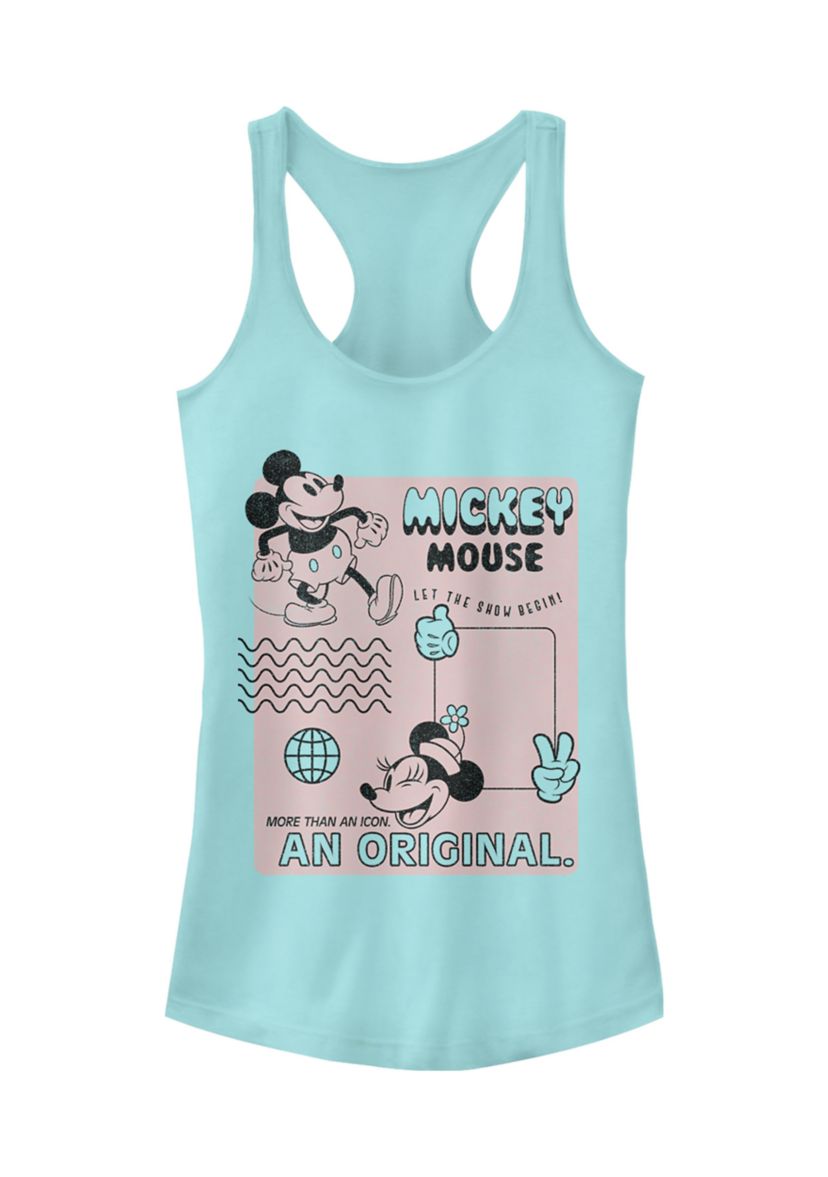 Juniors Licensed Disney Orginal Mickey Tank Top