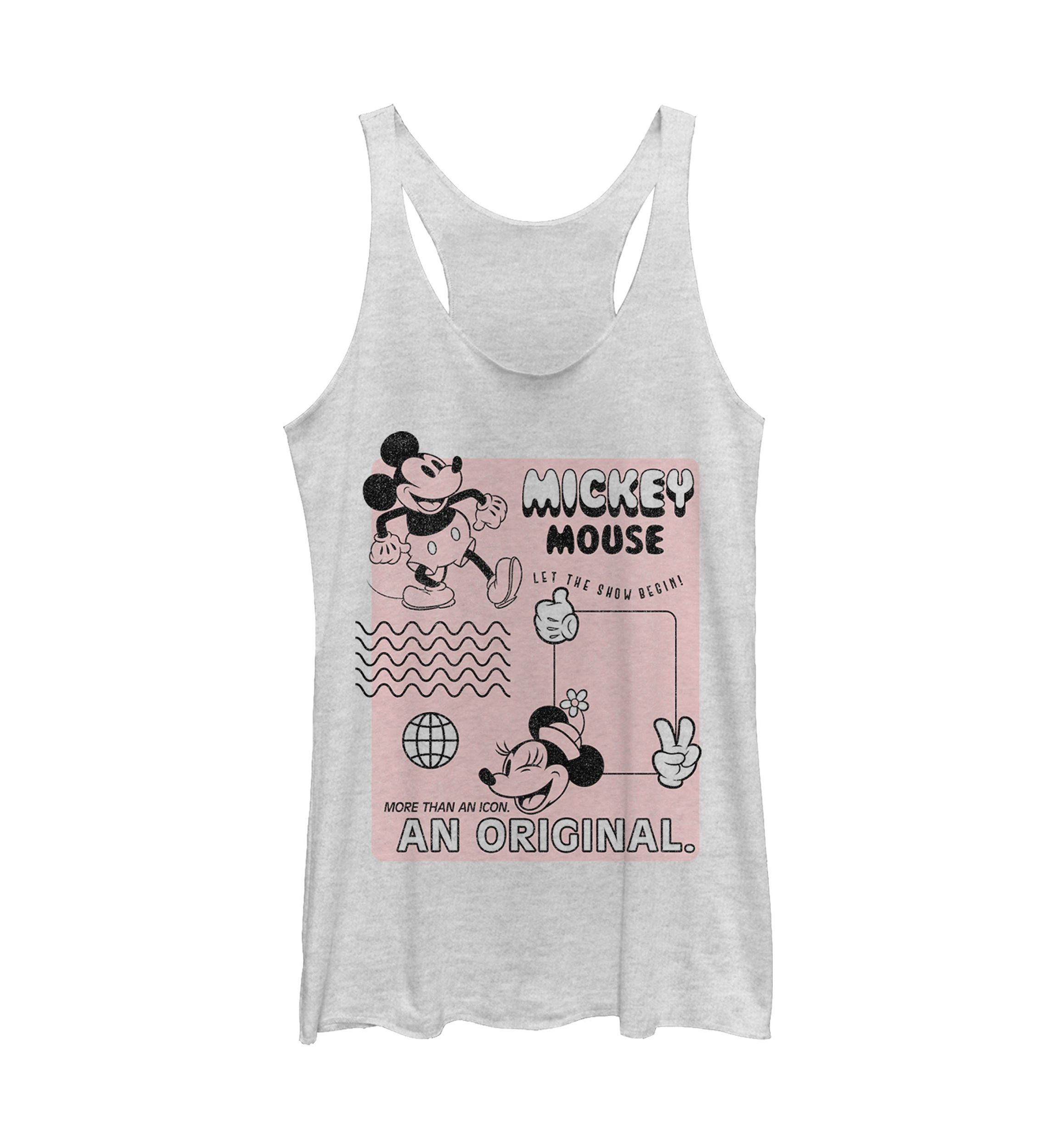 Juniors Licensed Disney Orginal Mickey Tank Top