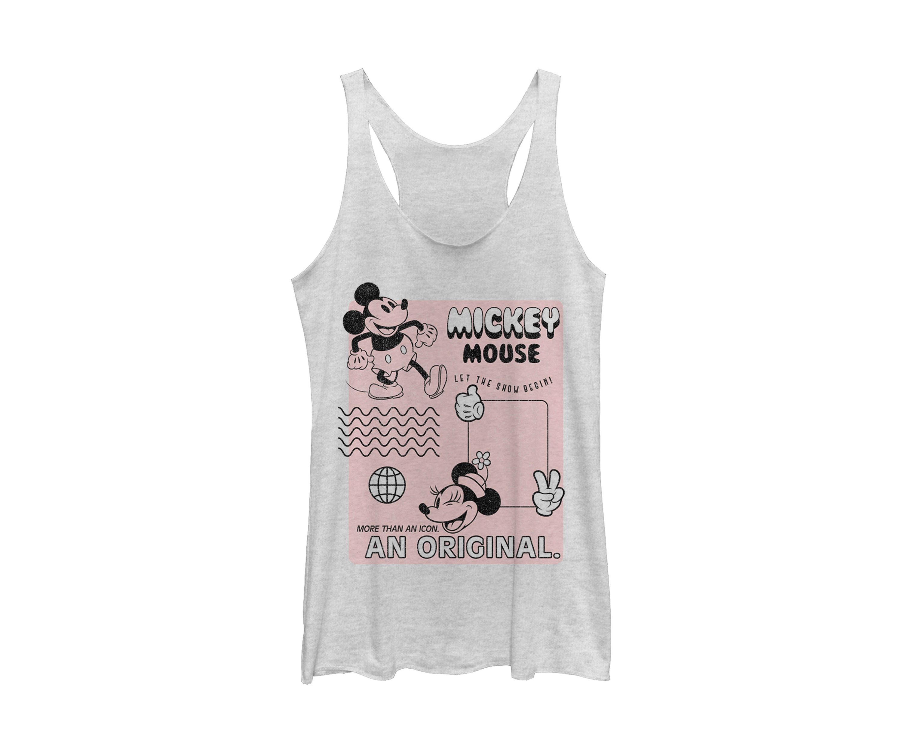 Juniors Licensed Disney Orginal Mickey Tank Top