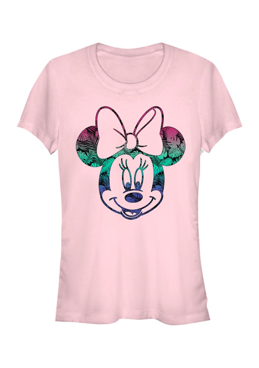 Juniors Licensed Disney Tropic Fill Minnie T-Shirt