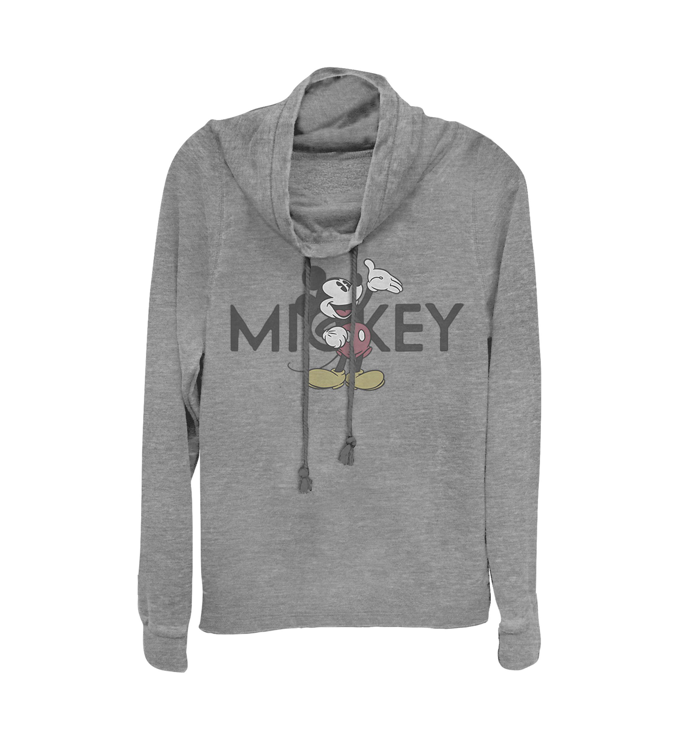 Juniors Licensed Disney Vintage Mickey Pullover Top