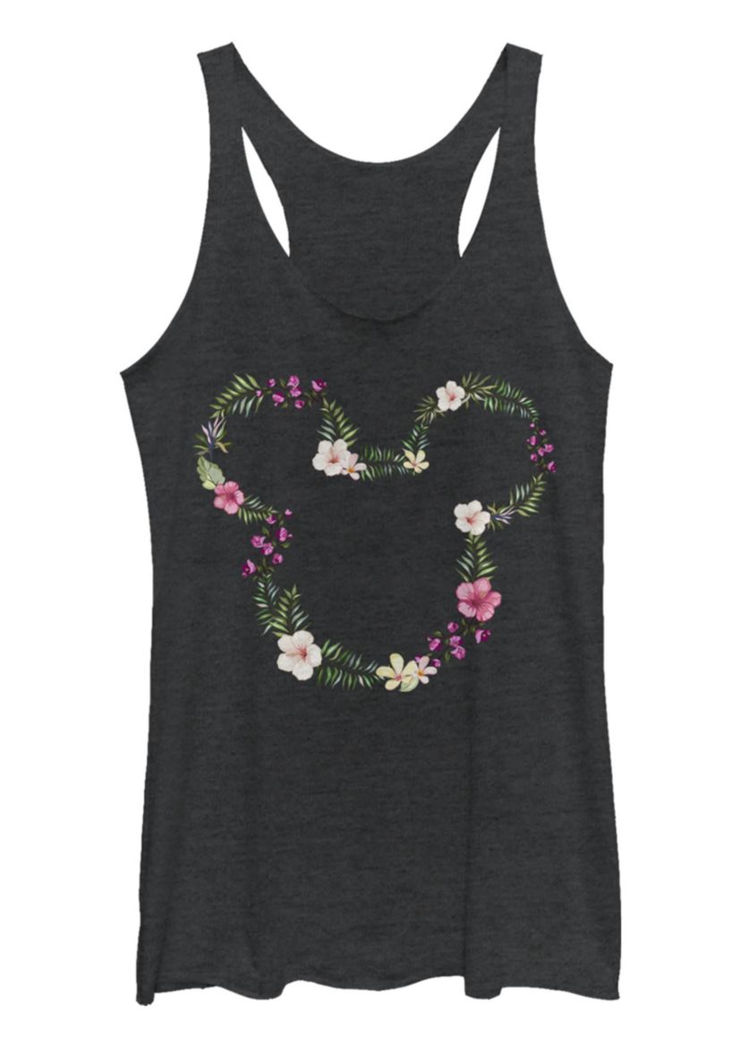 Floral Mickey Graphic Tank