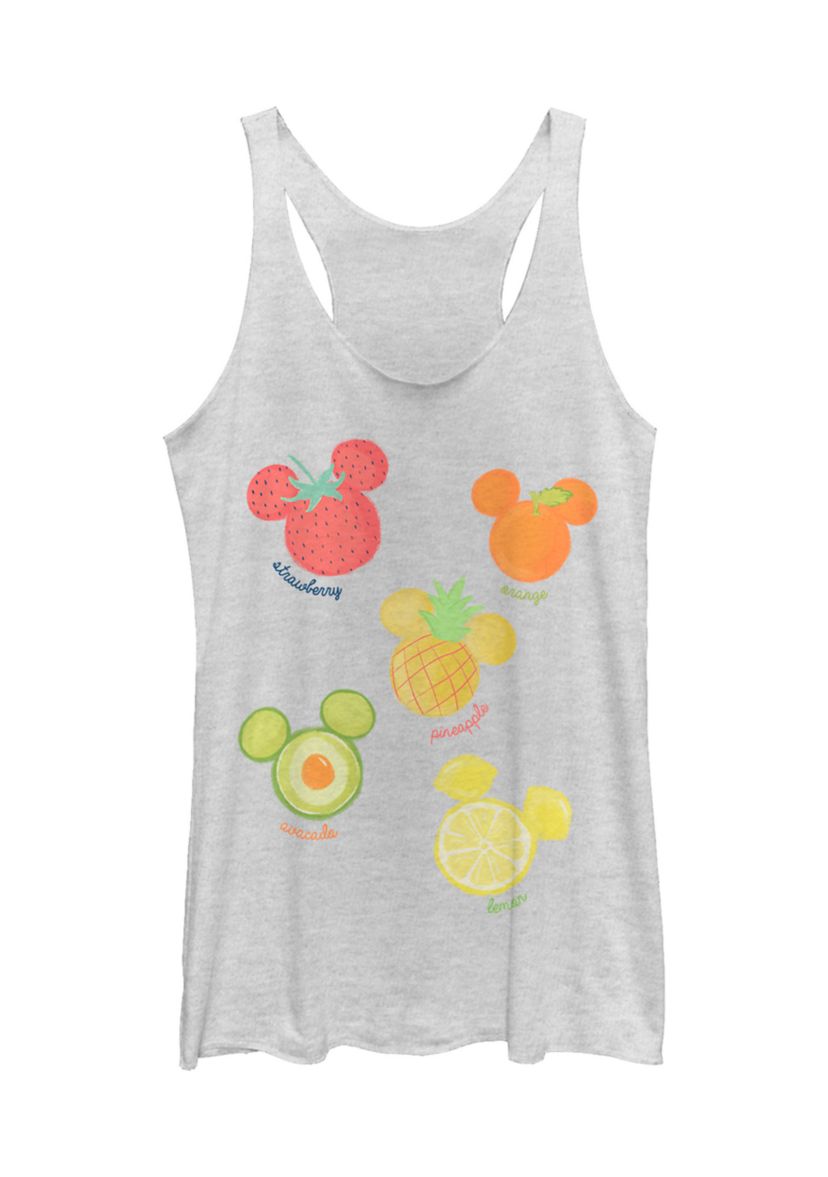 Juniors  Assorted Fruit Graphic Tank
