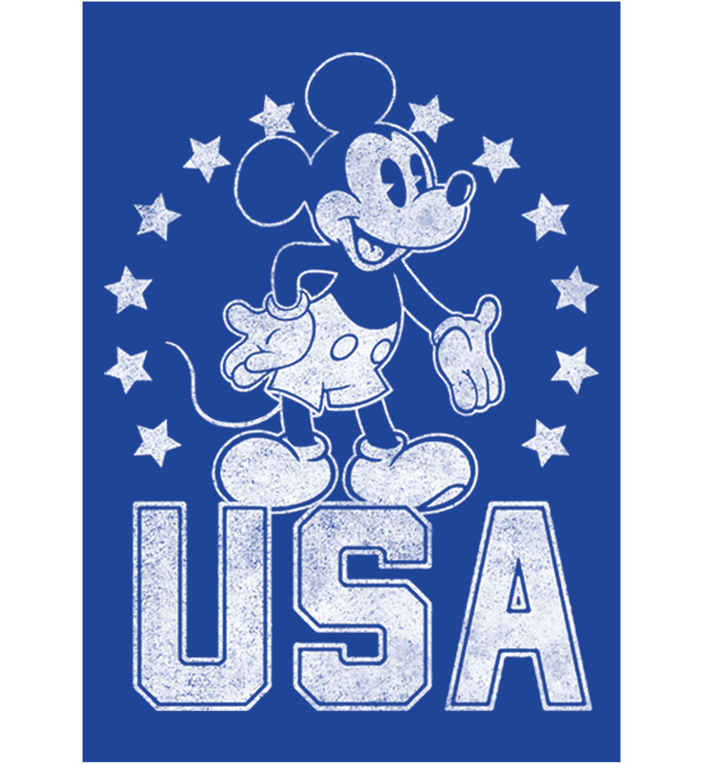 Usa Mickey Graphic T-Shirt