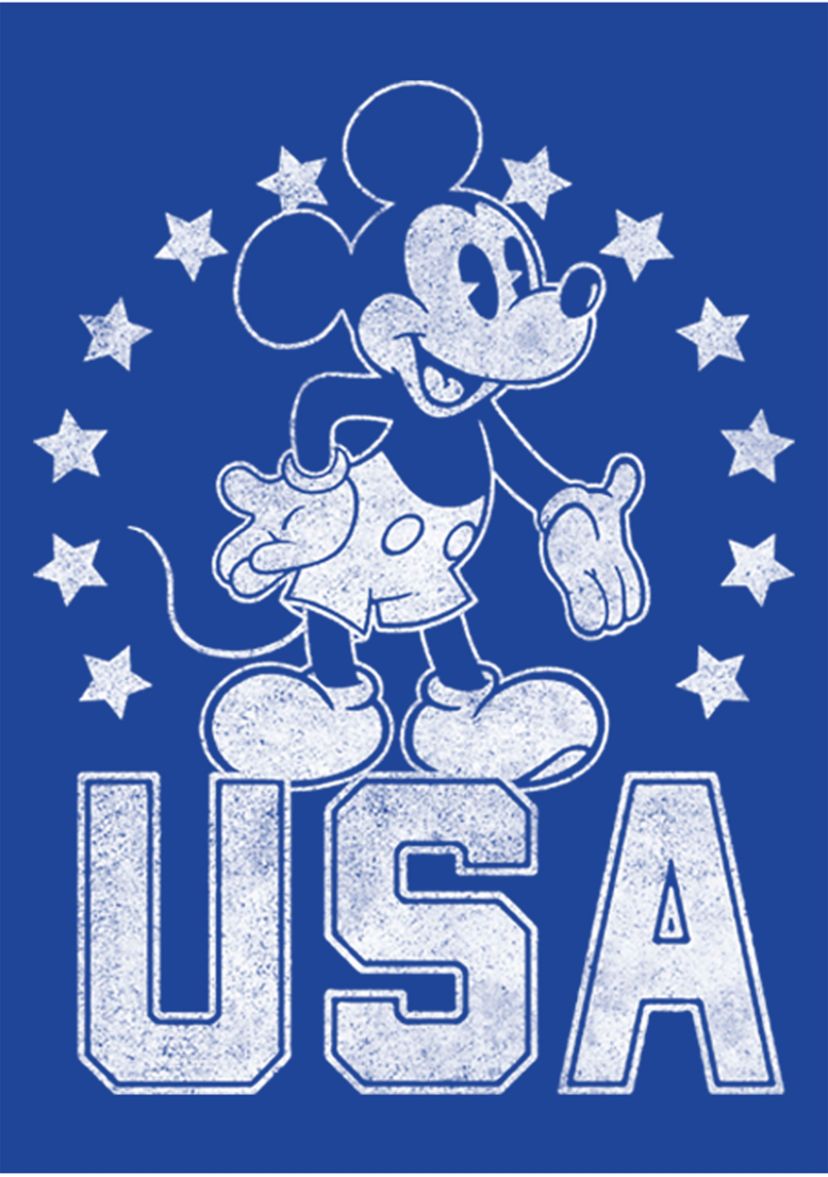 Usa Mickey Graphic T-Shirt
