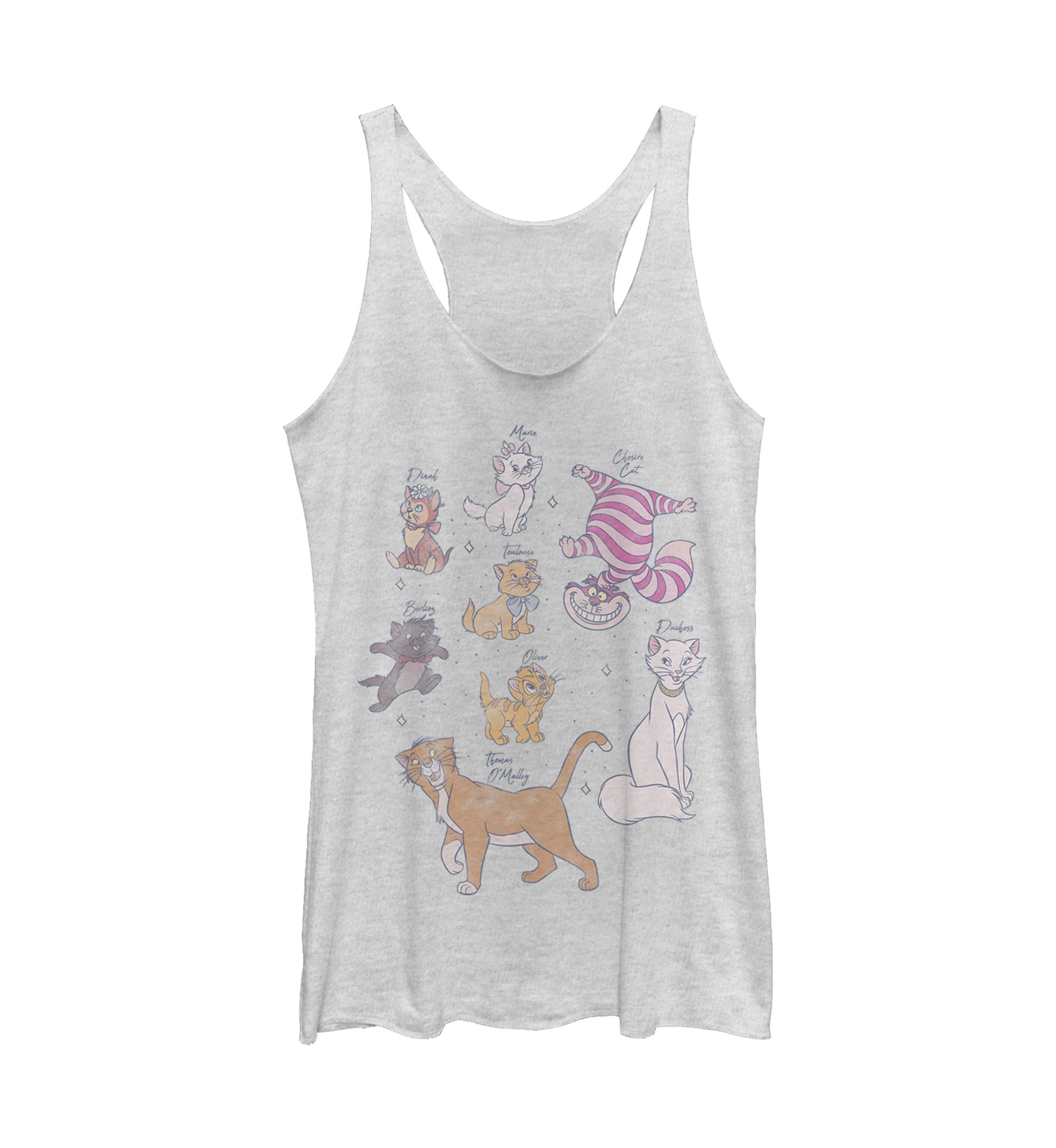 Juniors Licensed Disney Kitties Tank Top