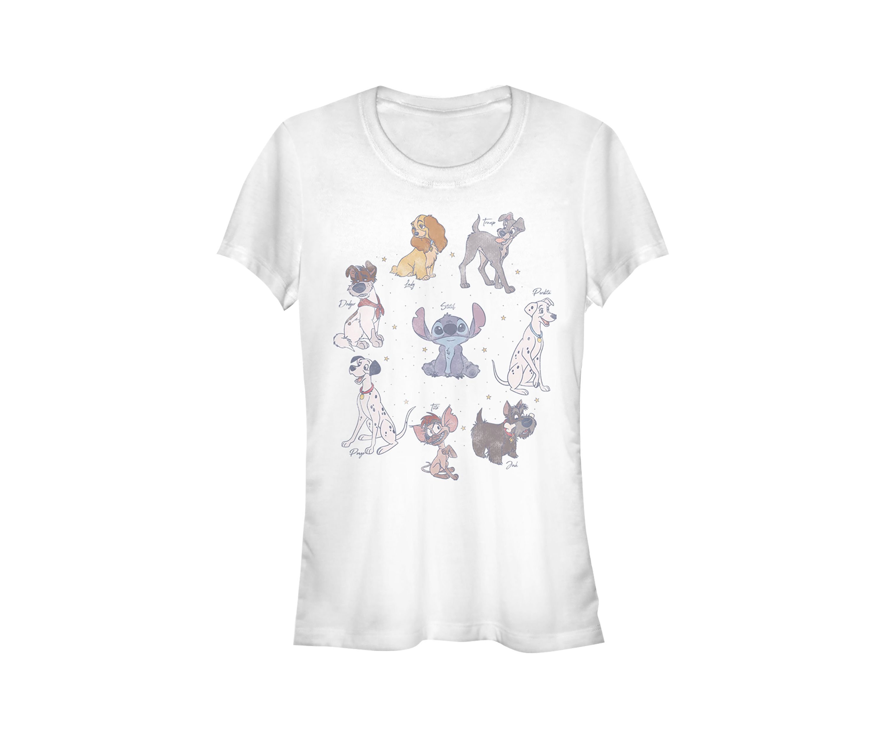 Juniors Licensed Disney Dogs T-Shirt