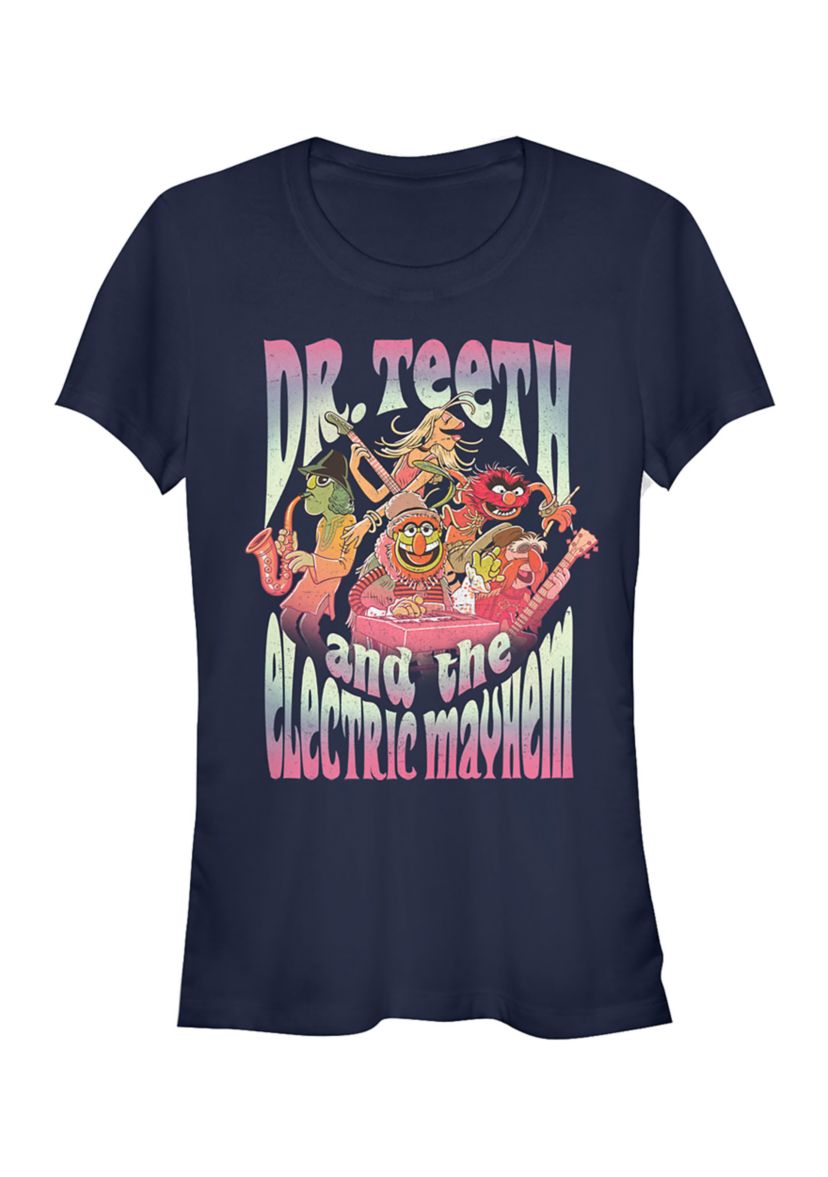 Juniors Licensed Disney Dr Teeth Band T-Shirt