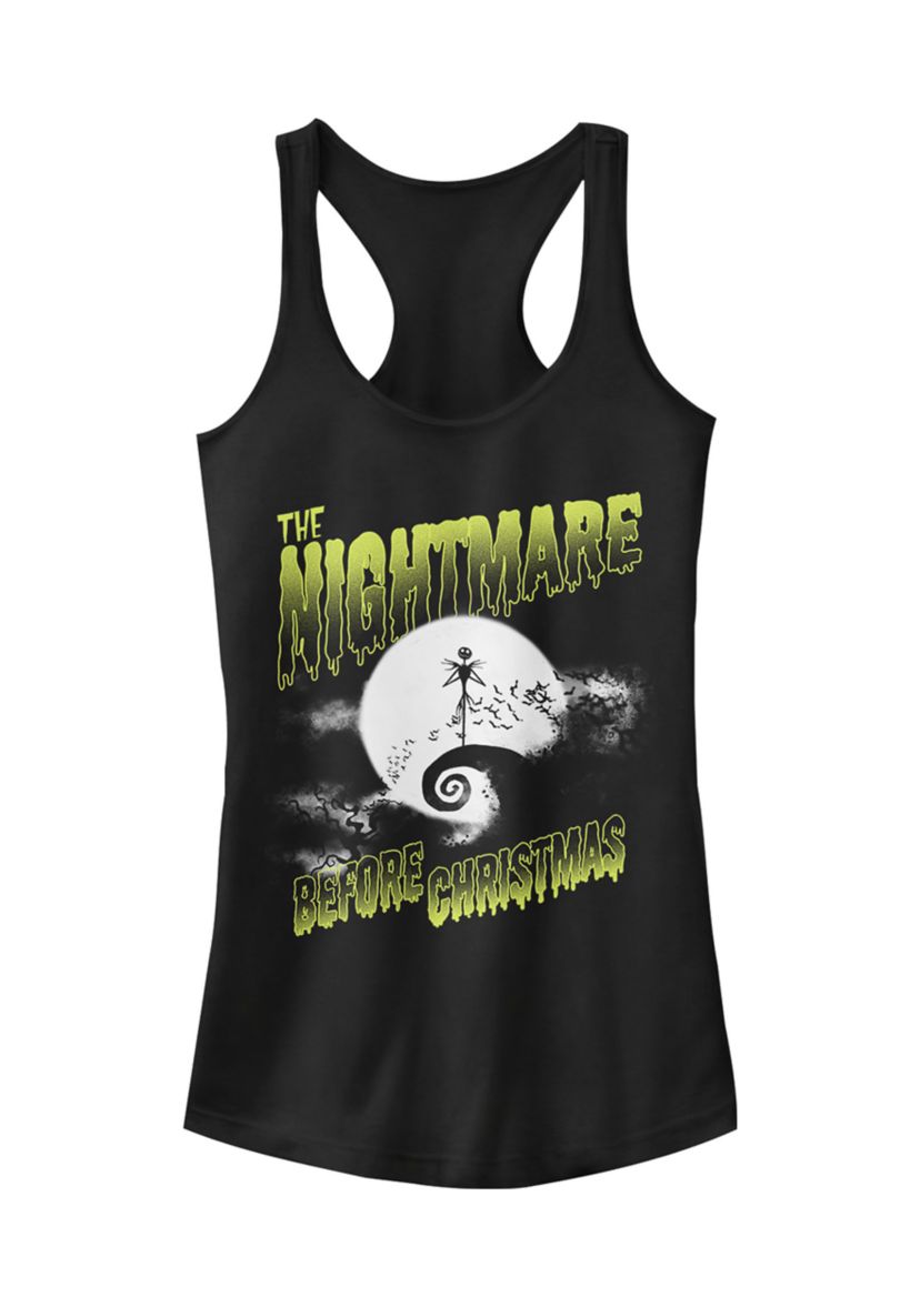 Juniors Licensed Disney Spooky Nightmare Tank Top