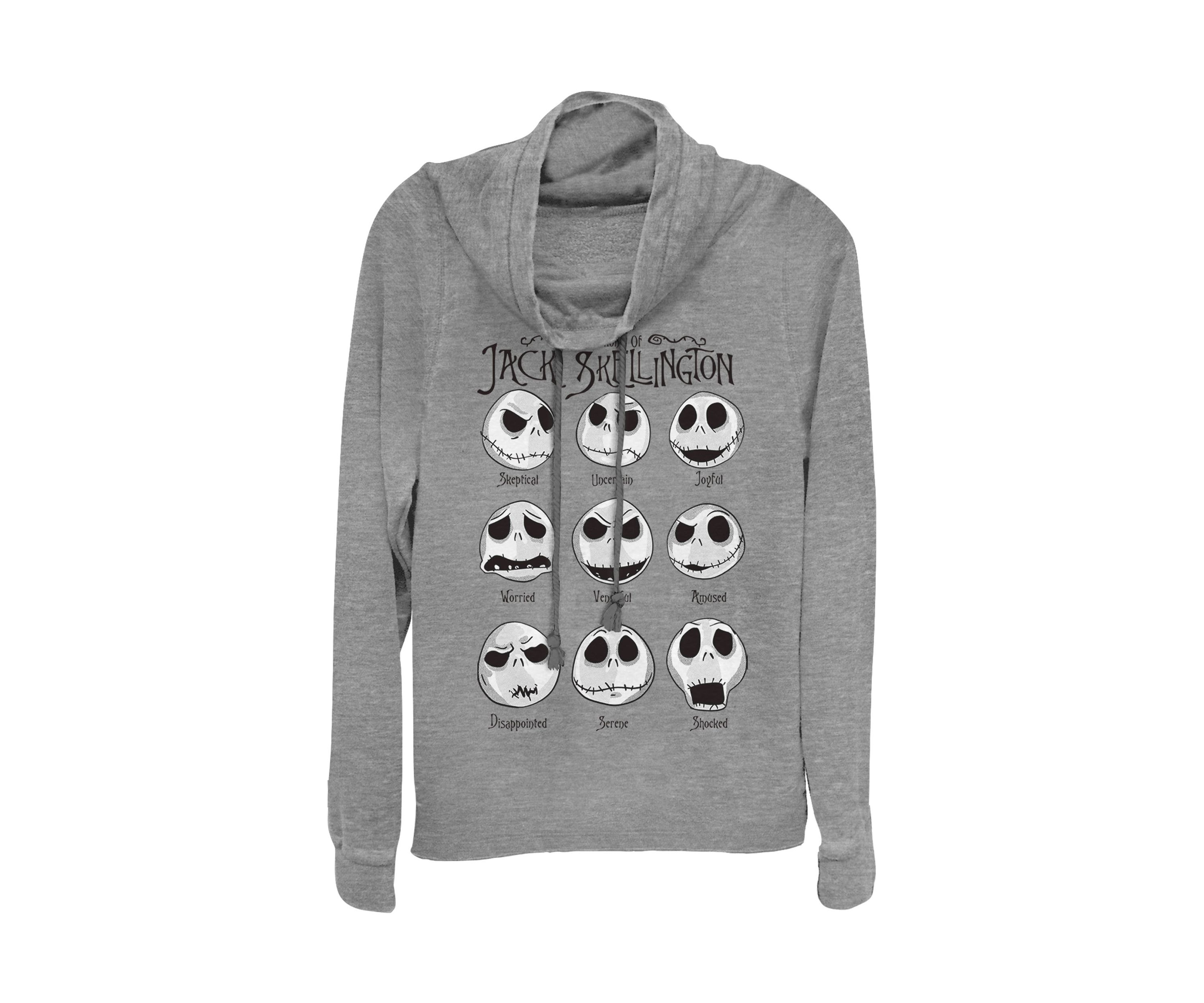 Juniors Licensed Disney Jack Emotions Pullover Top