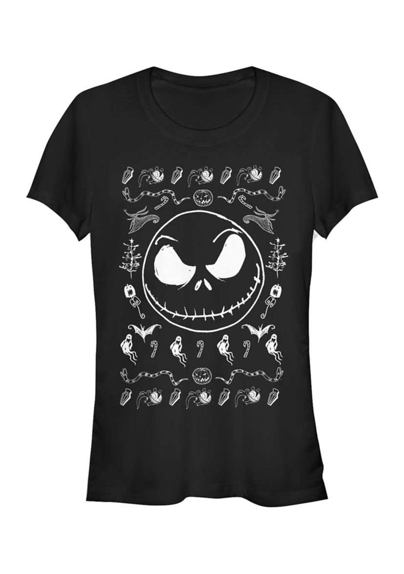 Juniors Officially Licensed Disney Nightmare Before Christmas T-Shirt