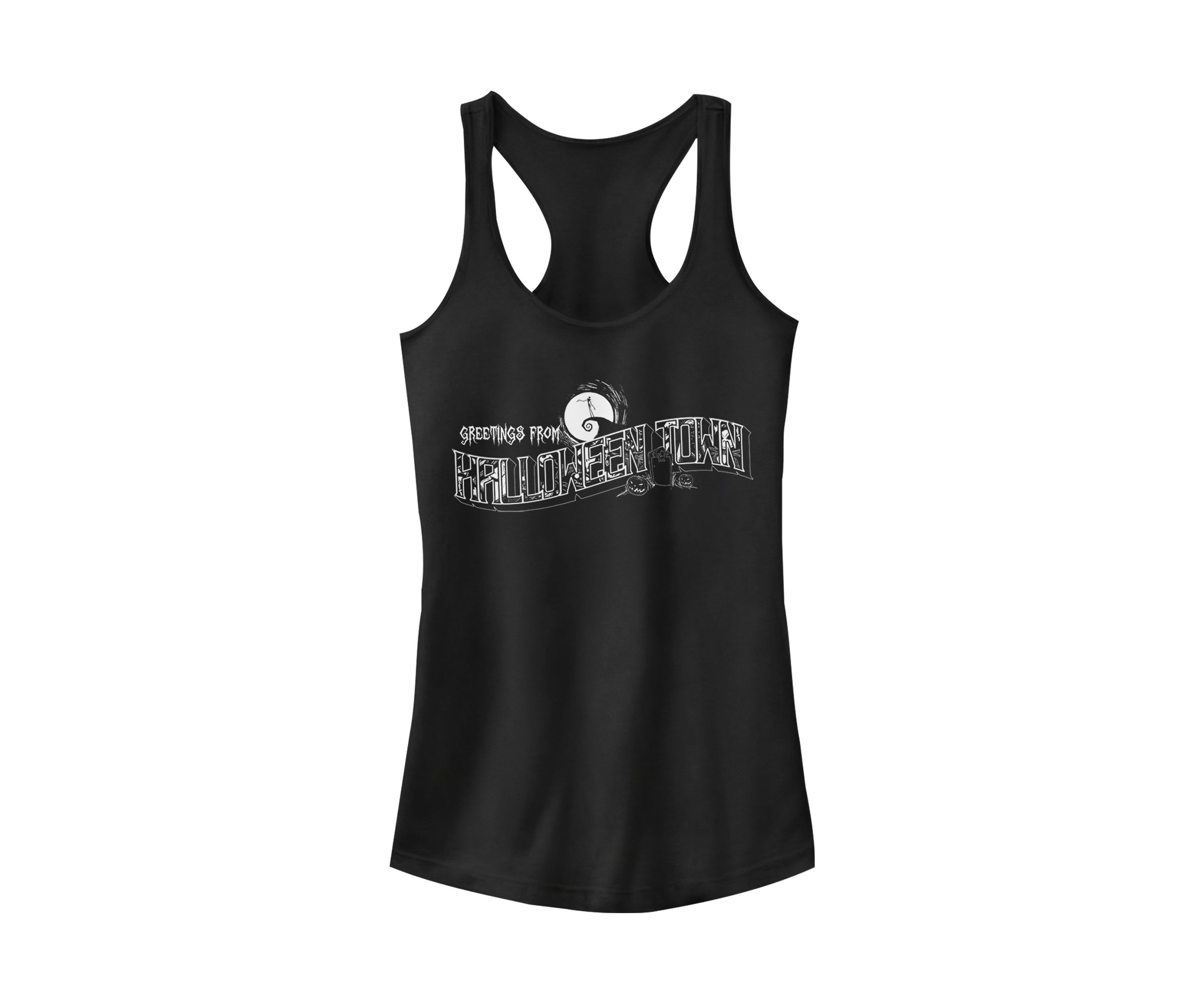 Juniors Licensed Disney Greetings Halloween Town Tank Top