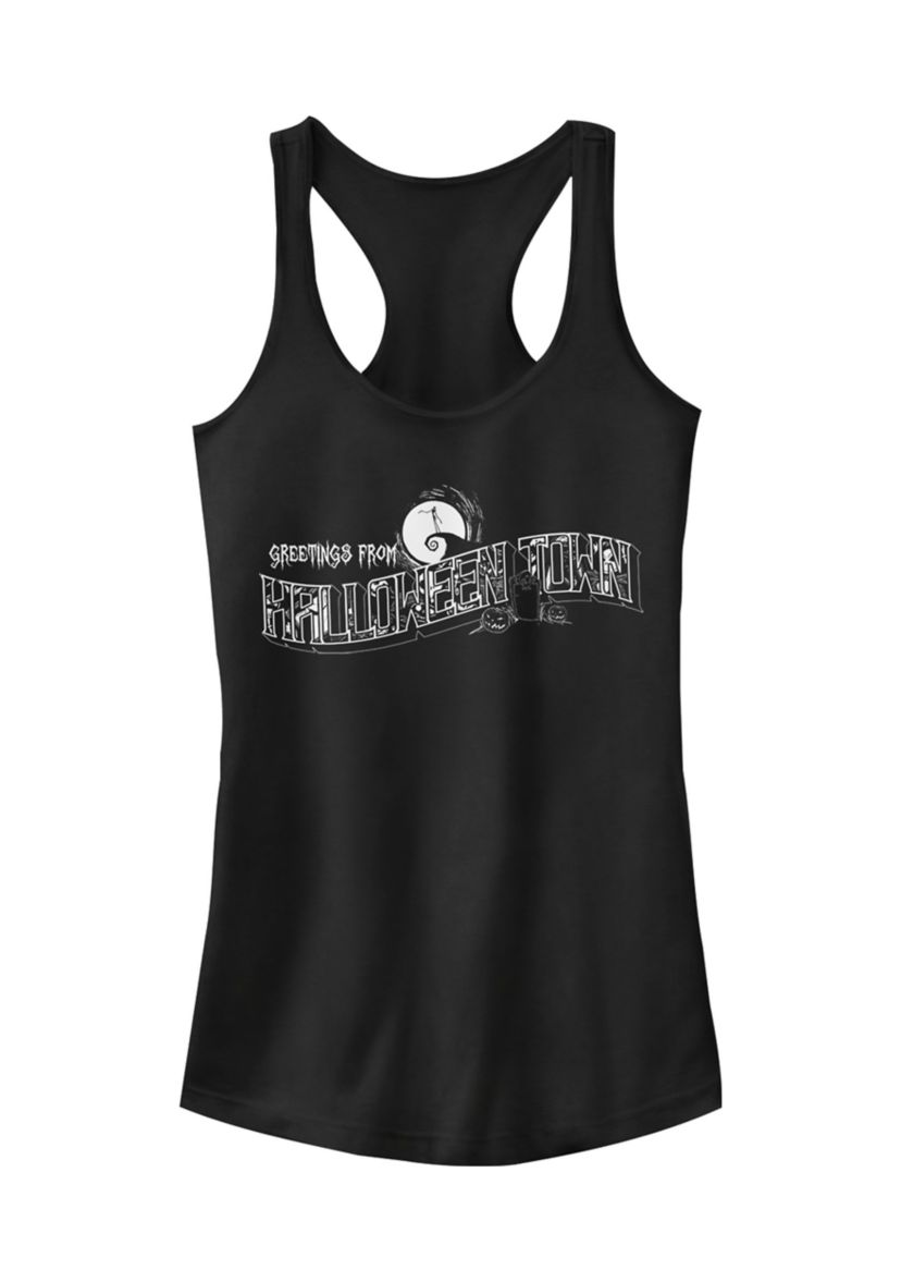 Juniors Licensed Disney Greetings Halloween Town Tank Top