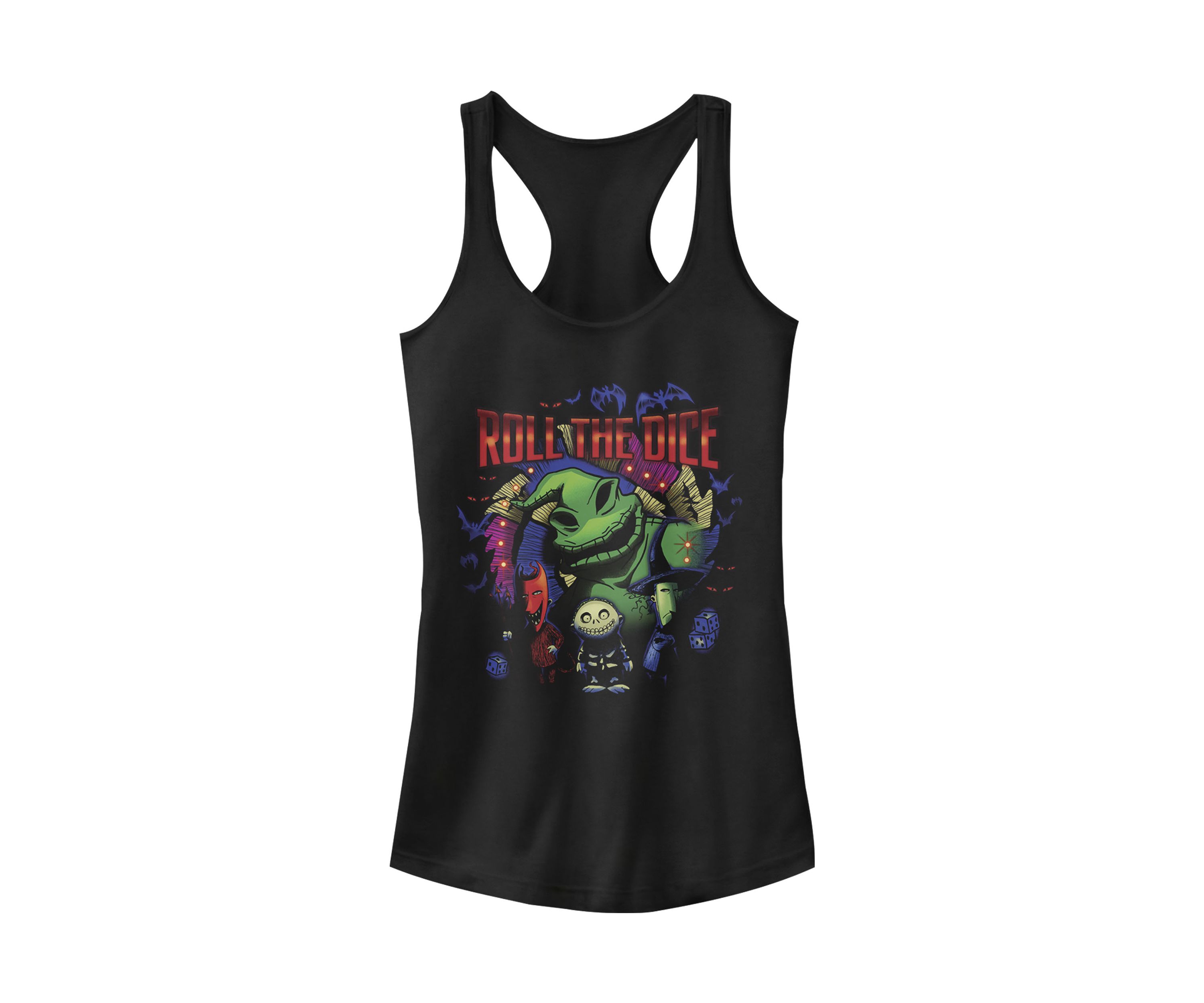 Juniors Licensed Disney Oogie Dice Tank Top