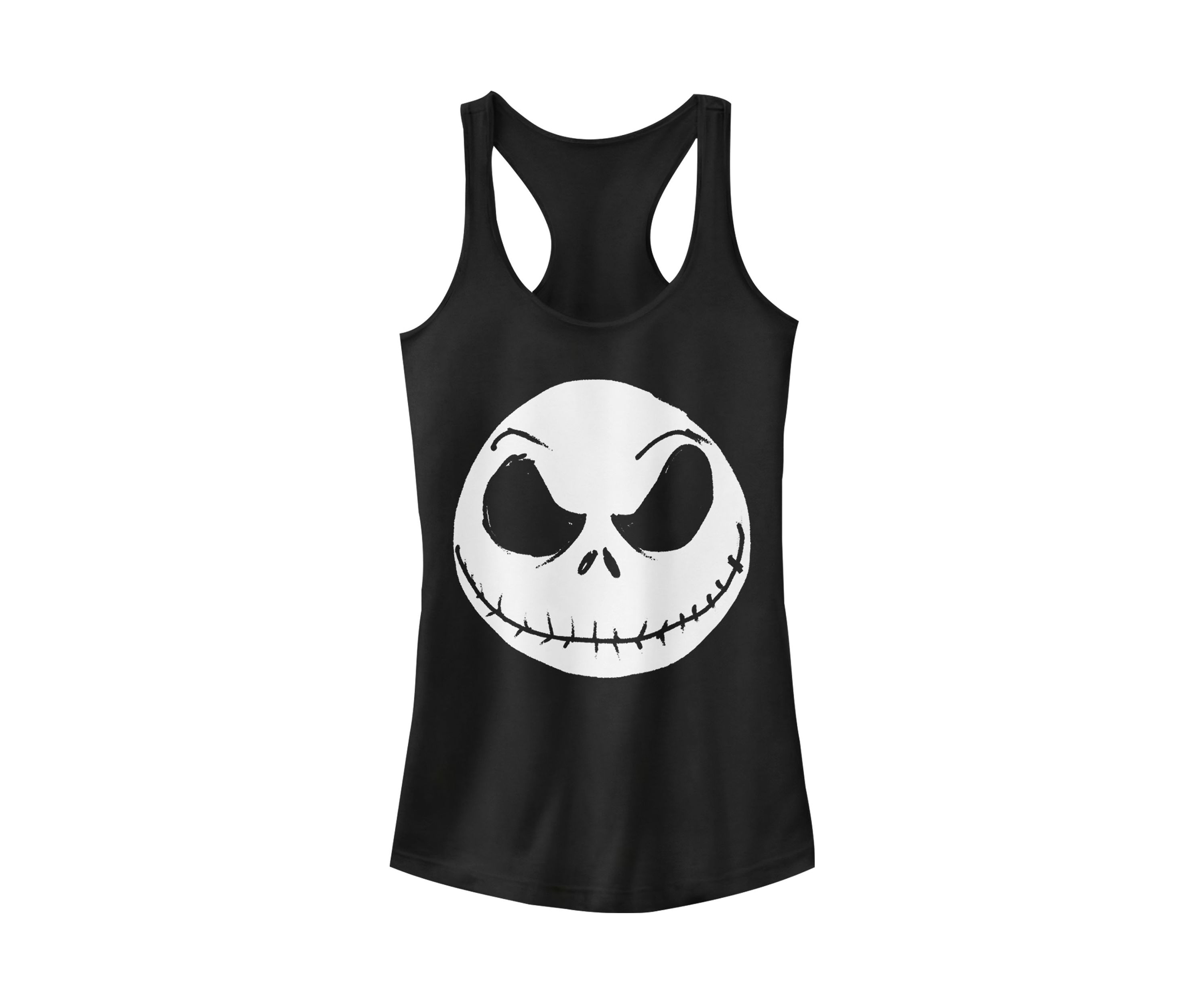 Juniors Licensed Disney Big Face Jack Tank Top