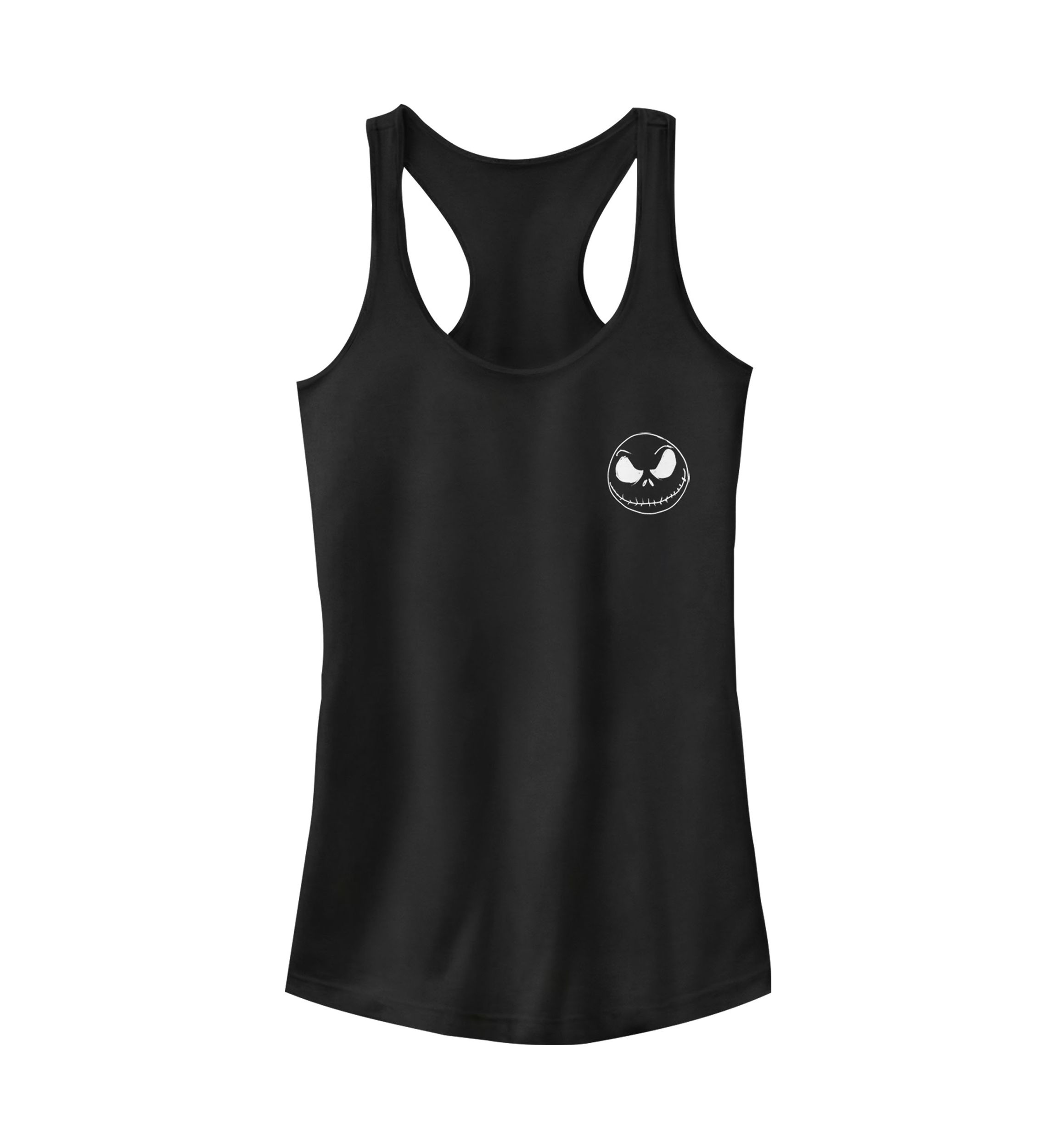 Juniors Licensed Disney Jack Pocket Scribble Tank Top