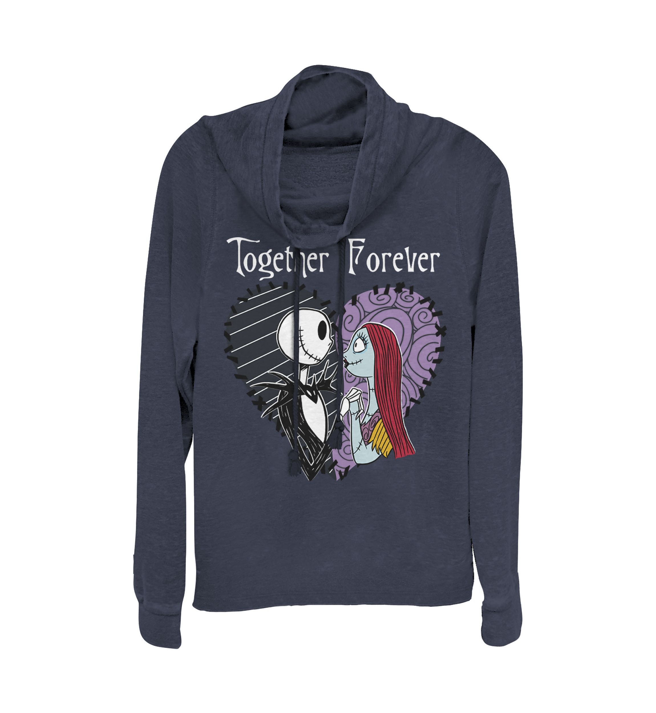 Juniors Licensed Disney Together Forever Pullover Top