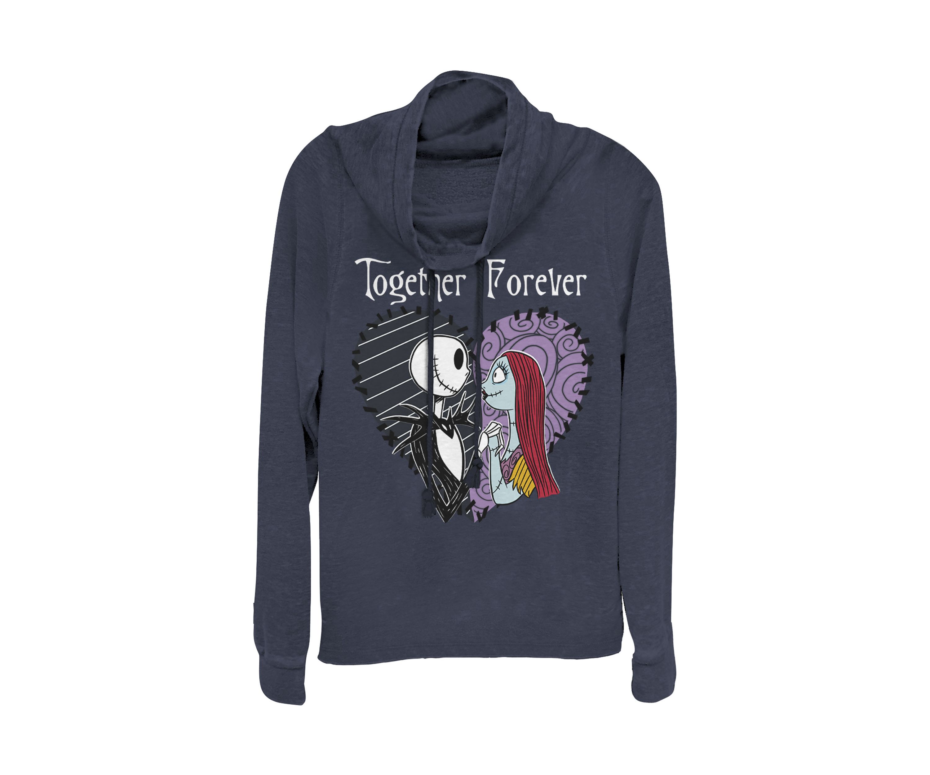 Juniors Licensed Disney Together Forever Pullover Top