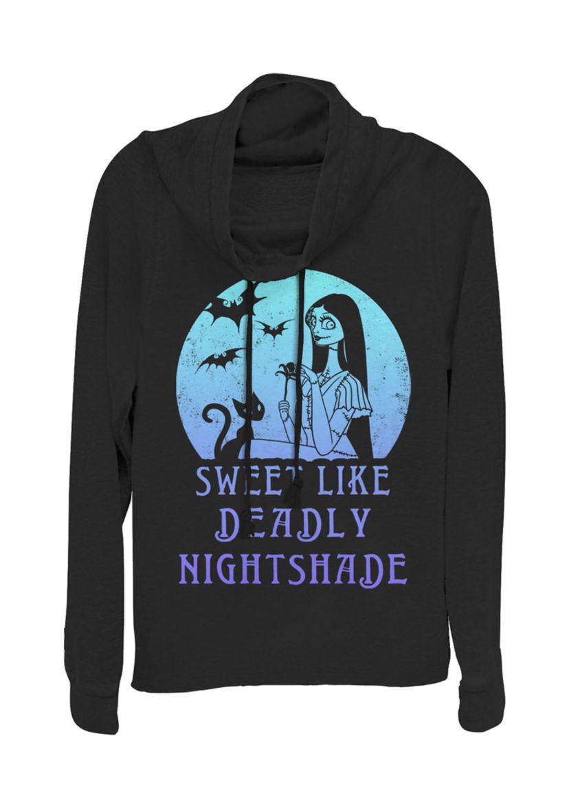 Juniors Licensed Disney Sally Moon Pullover Top