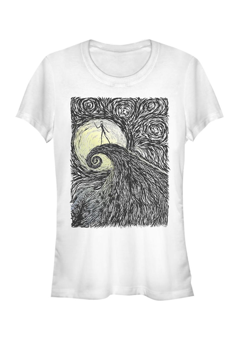Juniors Officially Licensed Disney Nightmare Before Christmas T-Shirt