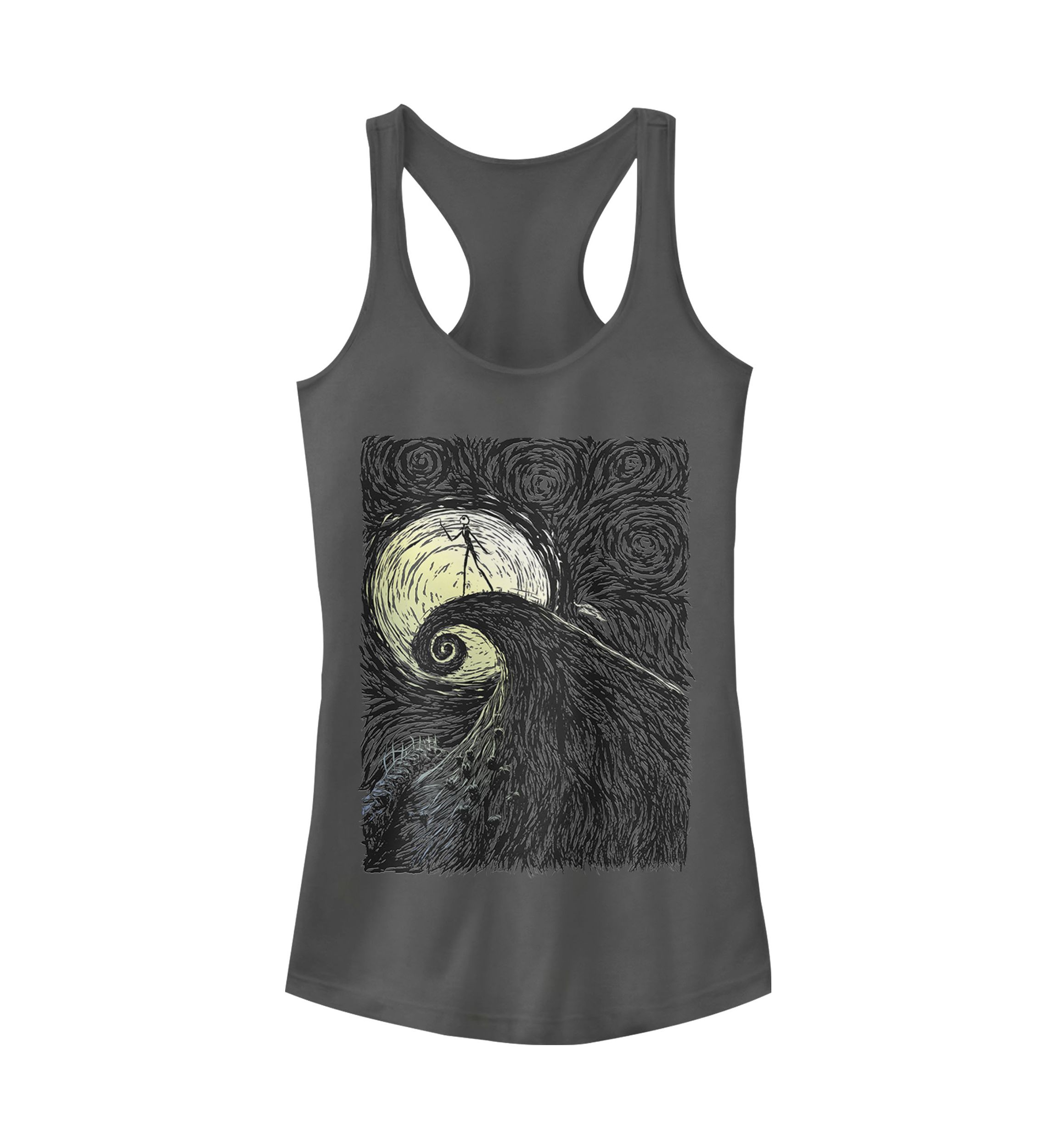 Juniors Licensed Disney Spiral Hill Tank Top