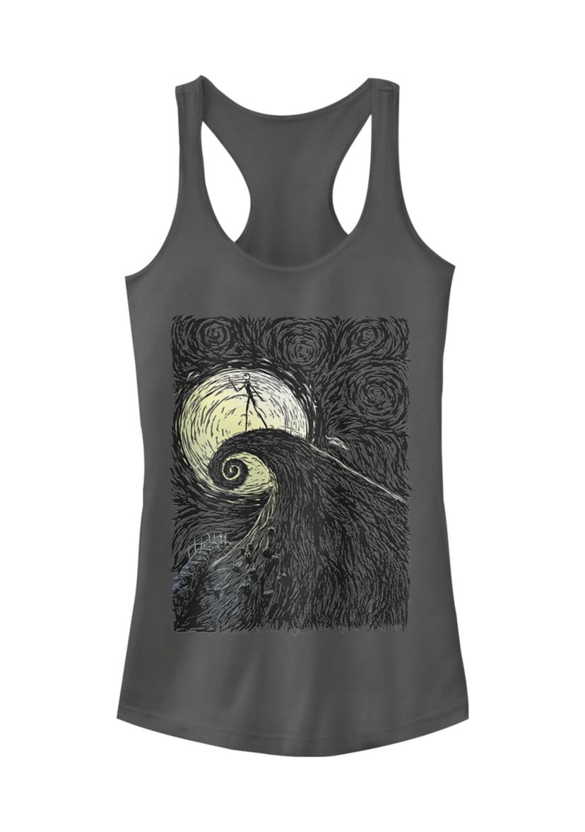 Juniors Licensed Disney Spiral Hill Tank Top