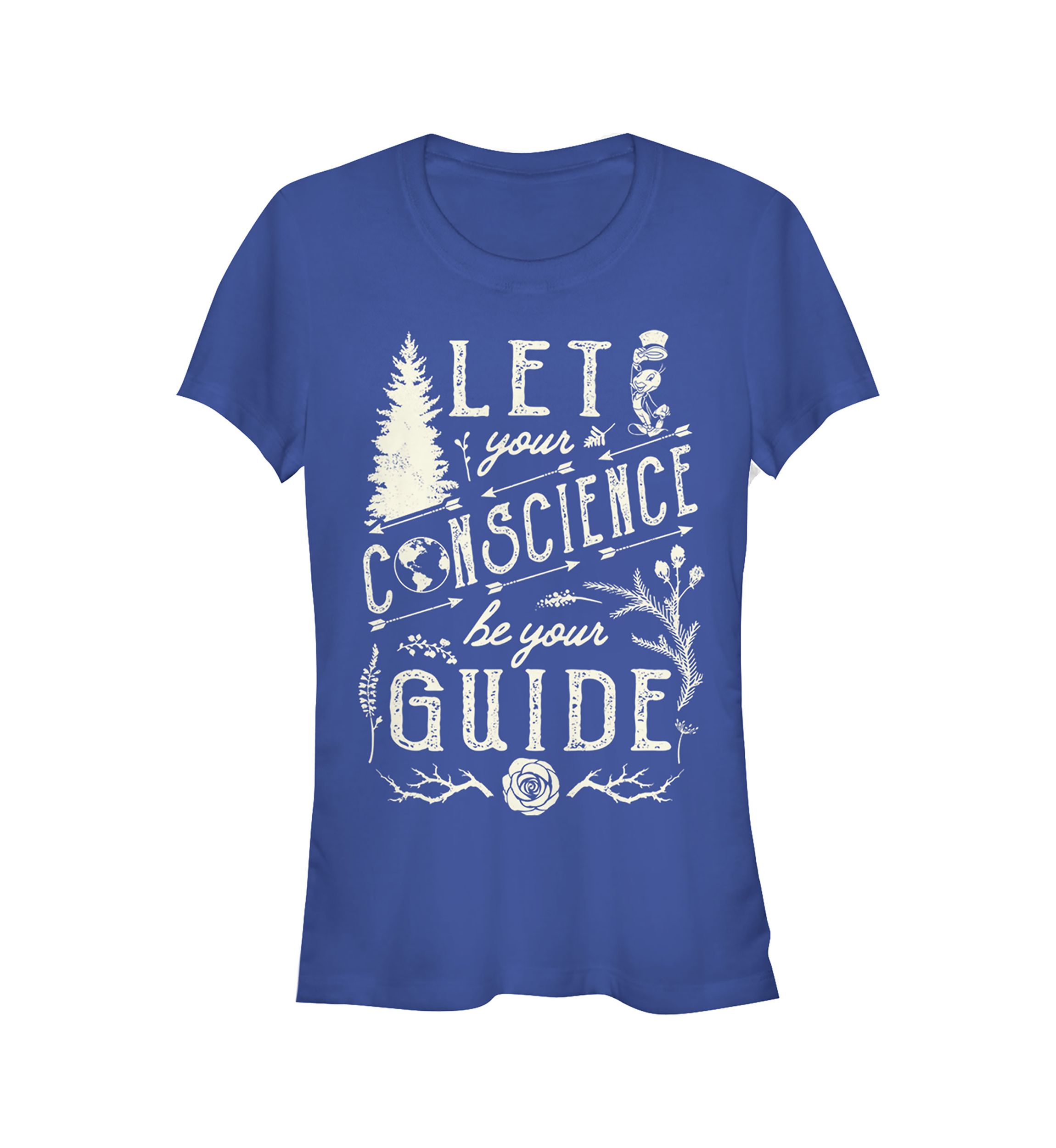  Juniors Licensed Disney Conscience Guide T-Shirt 