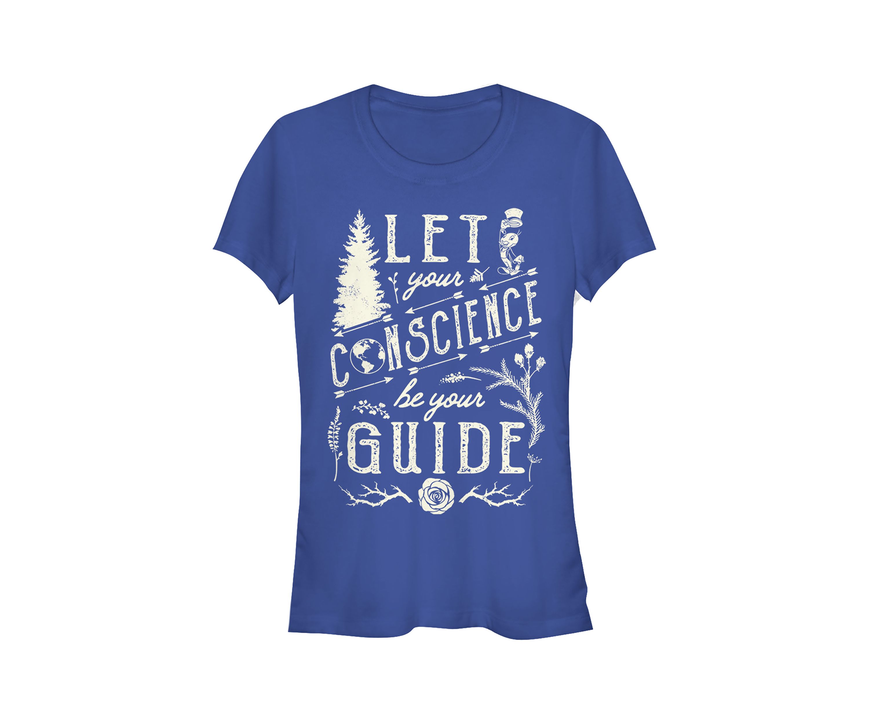  Juniors Licensed Disney Conscience Guide T-Shirt 