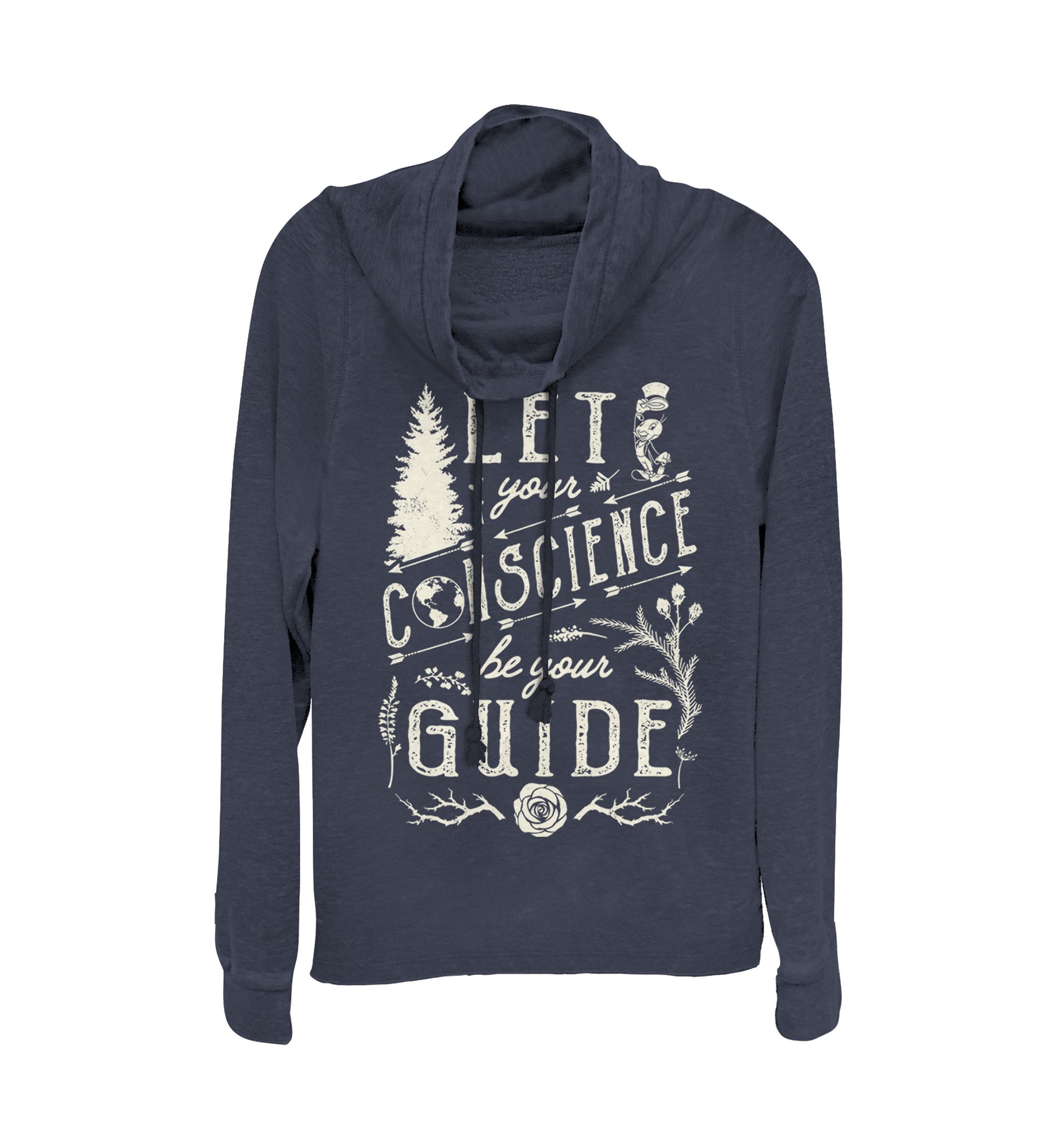 Juniors Licensed Disney Conscience Guide Pullover Top