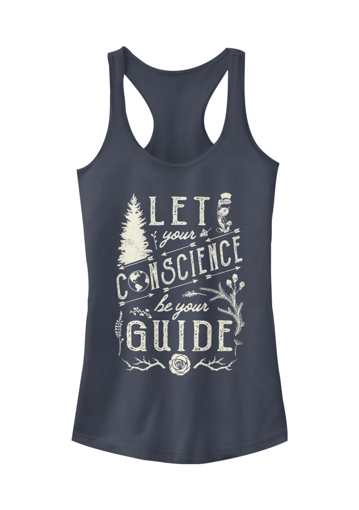 Juniors Licensed Disney Conscience Guide Tank Top