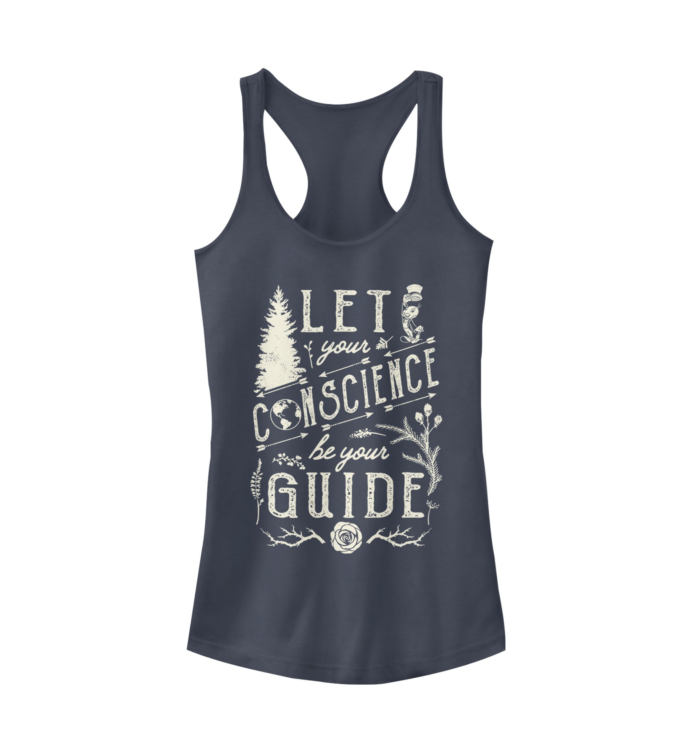 Juniors Licensed Disney Conscience Guide Tank Top