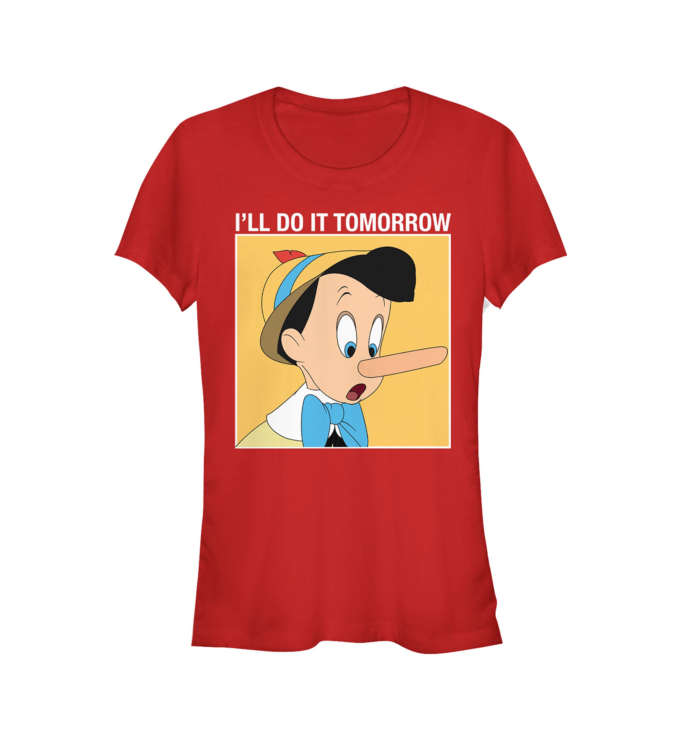 Juniors Licensed Disney Do It Tomorrow T-Shirt