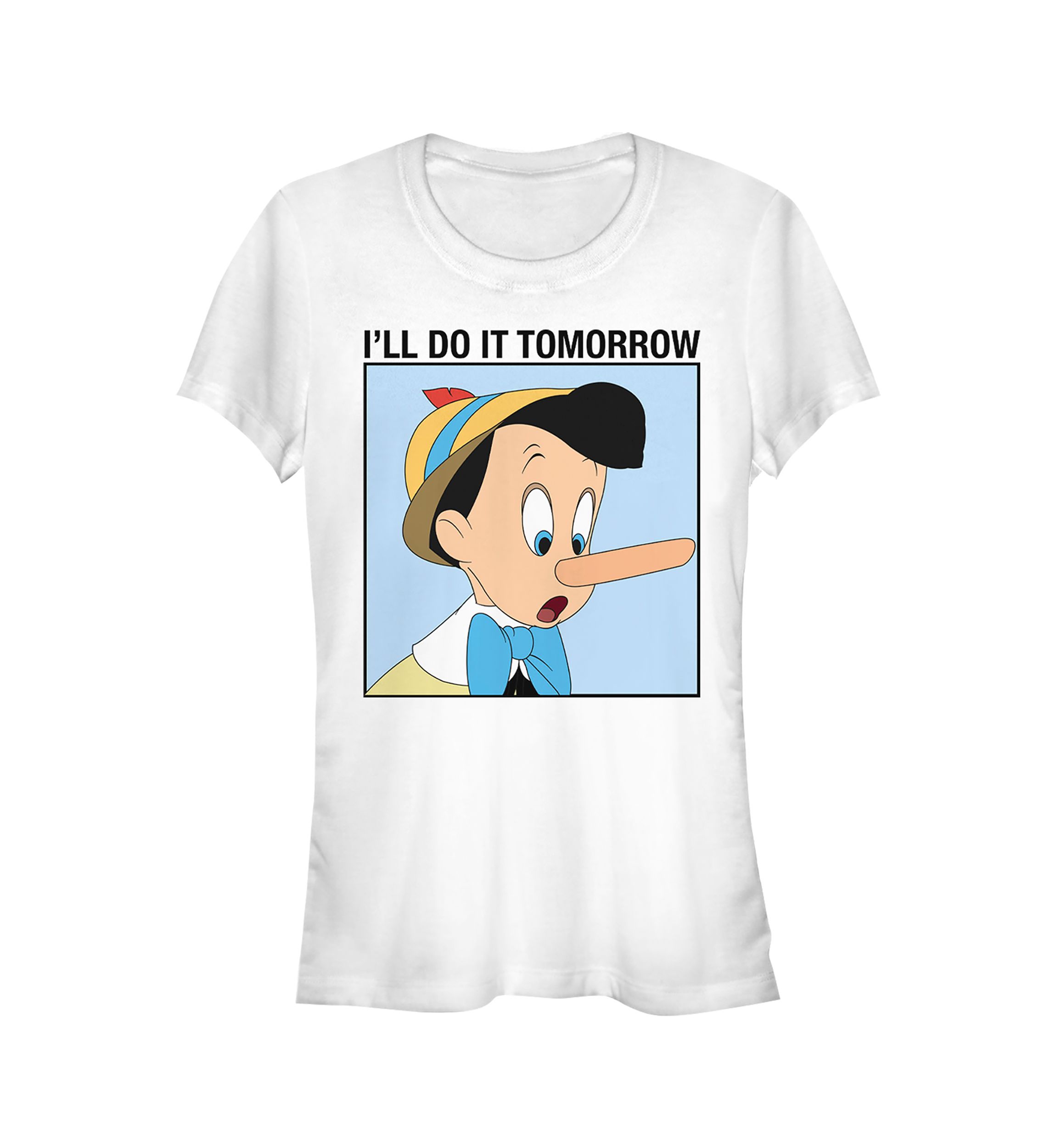 Juniors Licensed Disney Do It Tomorrow T-Shirt