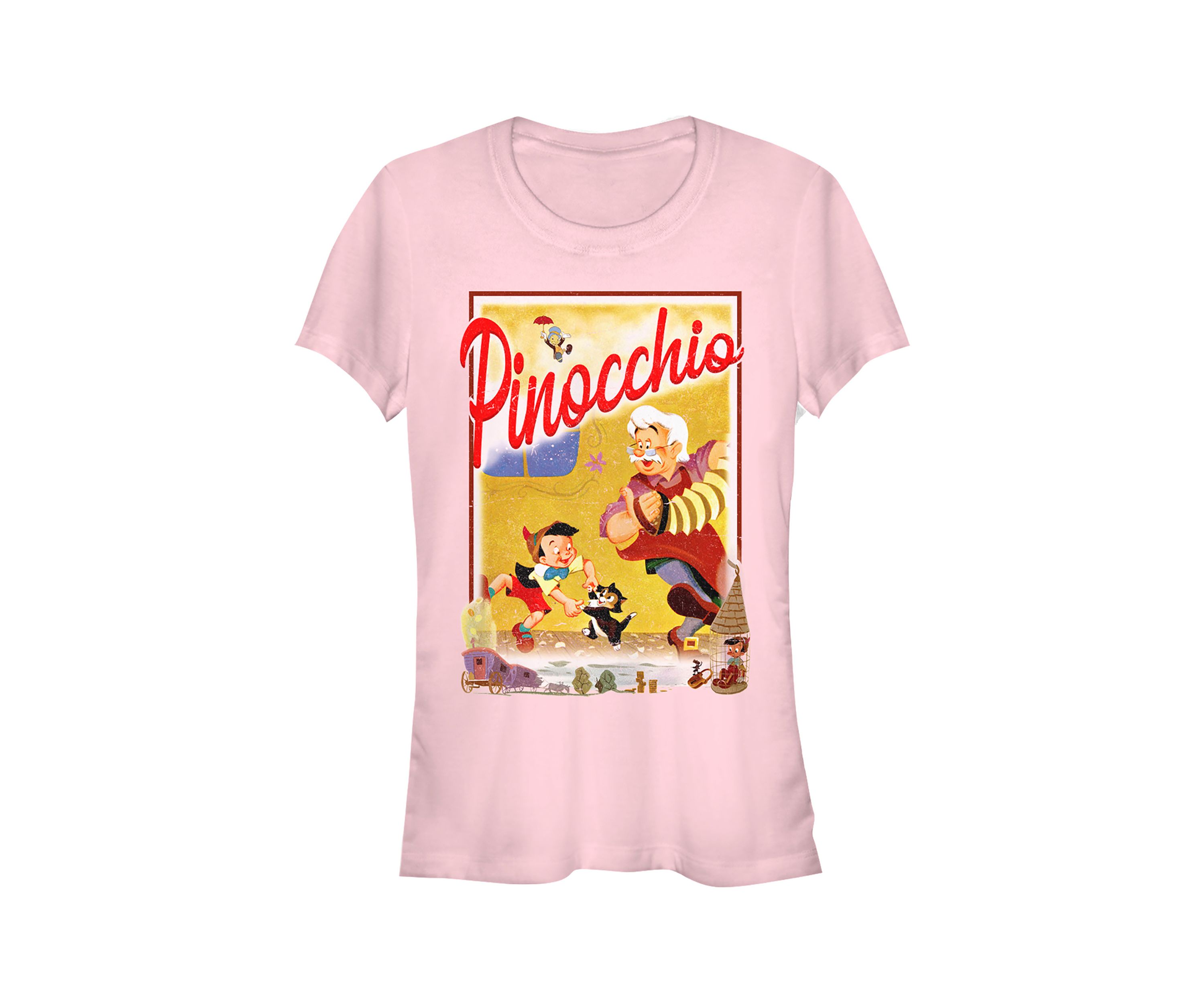 Juniors Licensed Disney Storybook Poster T-Shirt