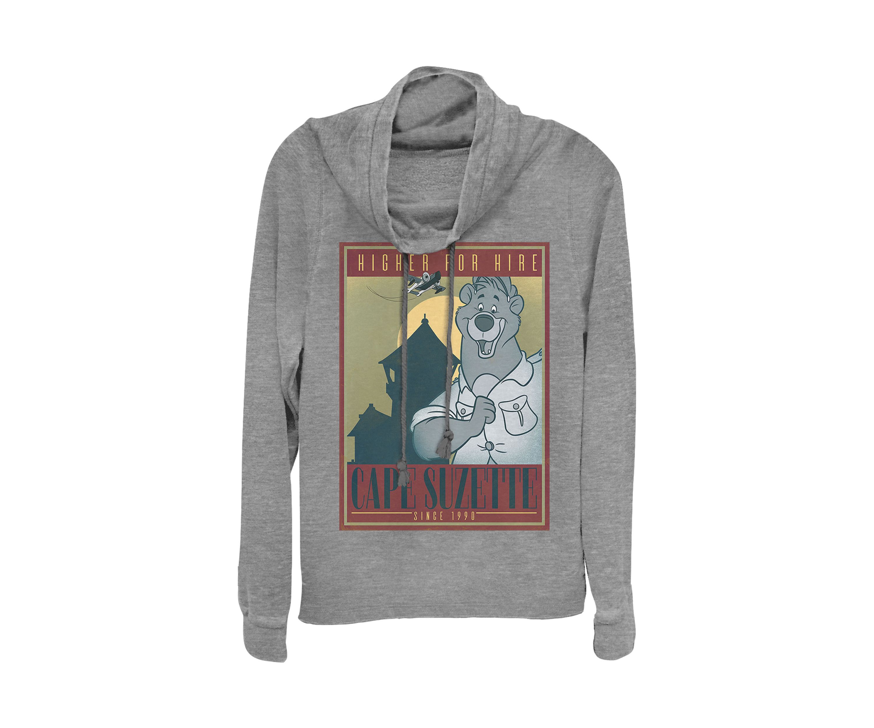 Juniors Licensed Disney Cape Suzette Poster Pullover Top