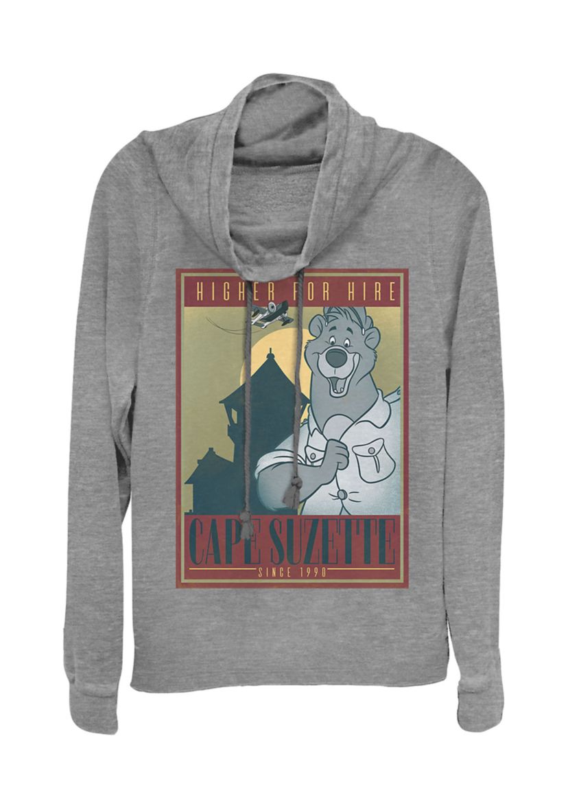 Juniors Licensed Disney Cape Suzette Poster Pullover Top